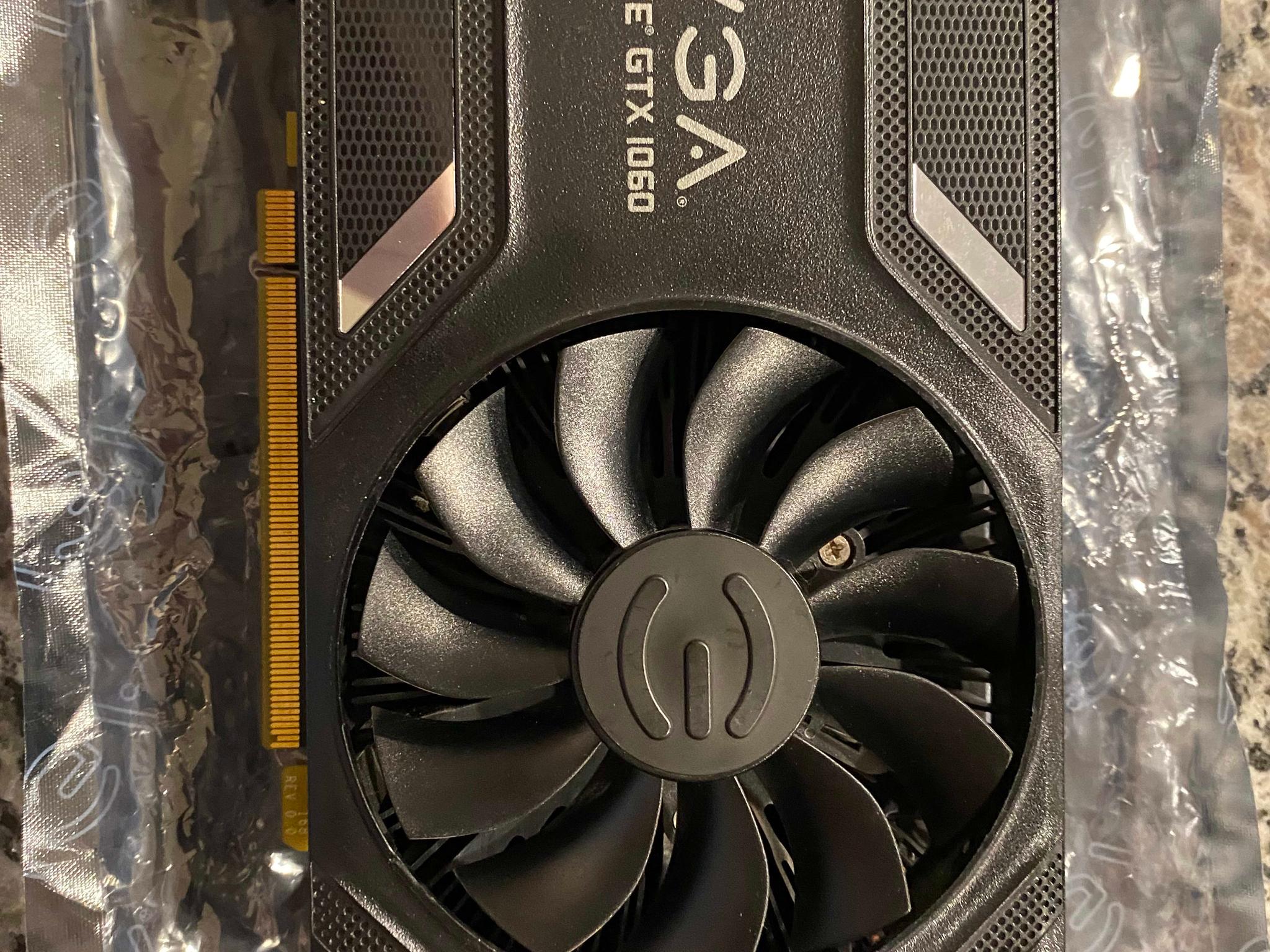Evga 1060 6gb, Repasted ready to go