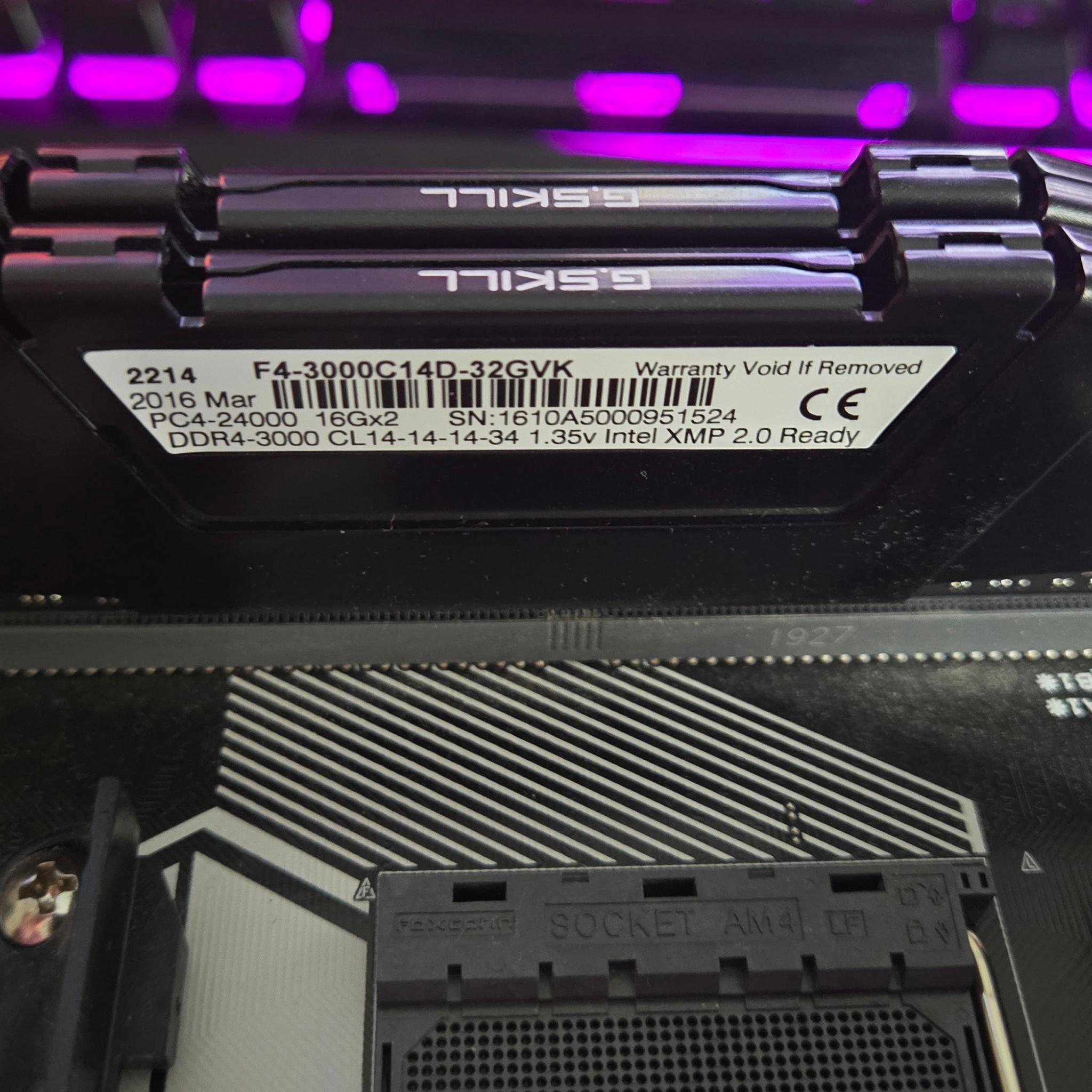 ASUS Strix GL10DH Motherboard Bundle | Ryzen 7 3700X | 32GB DDR4 (2x16GB) | AMD Wraith Prism