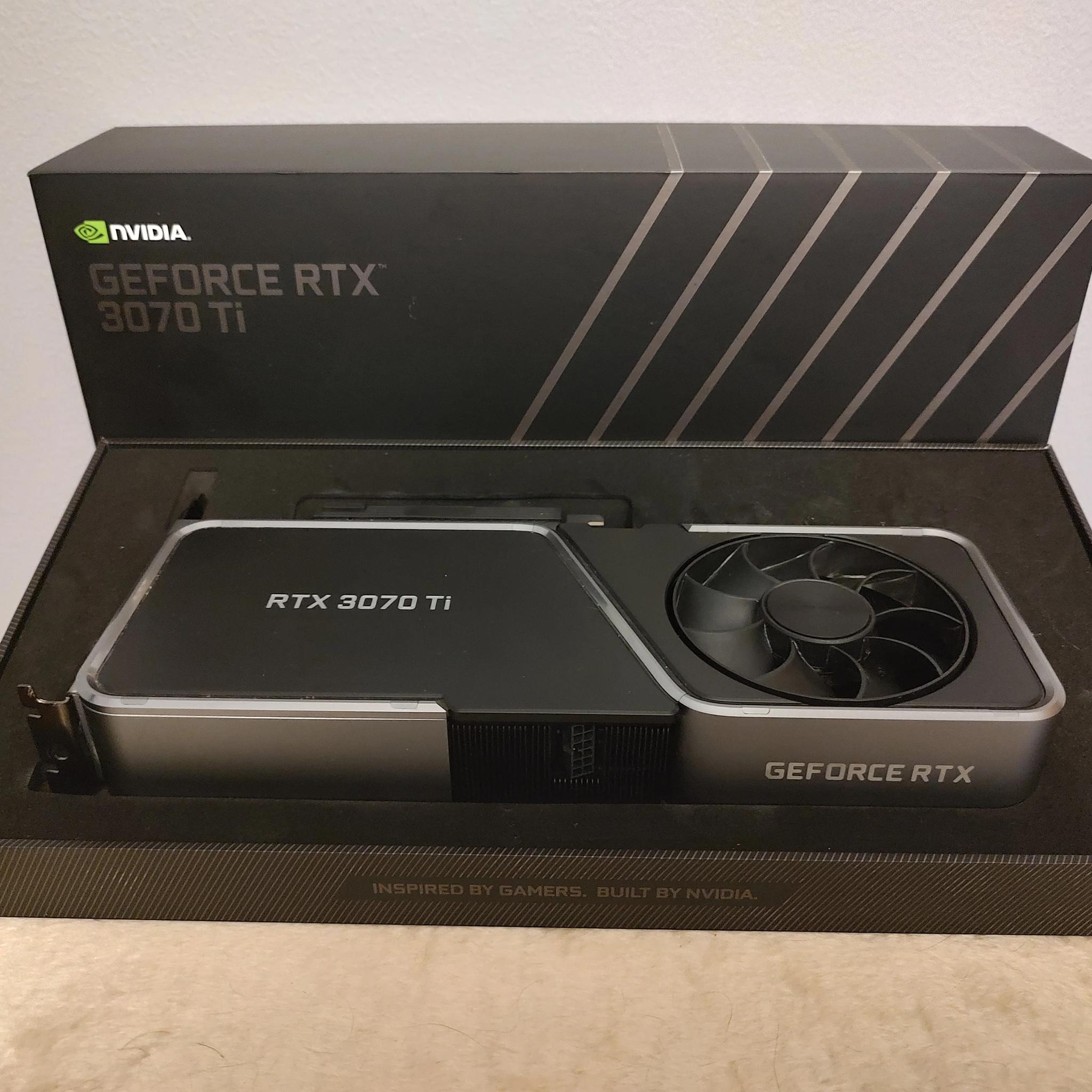 NVIDIA 3070 Ti FOUNDERS with CORSAIR TYPE 4 COMPATIBLE PSU CONNECTOR