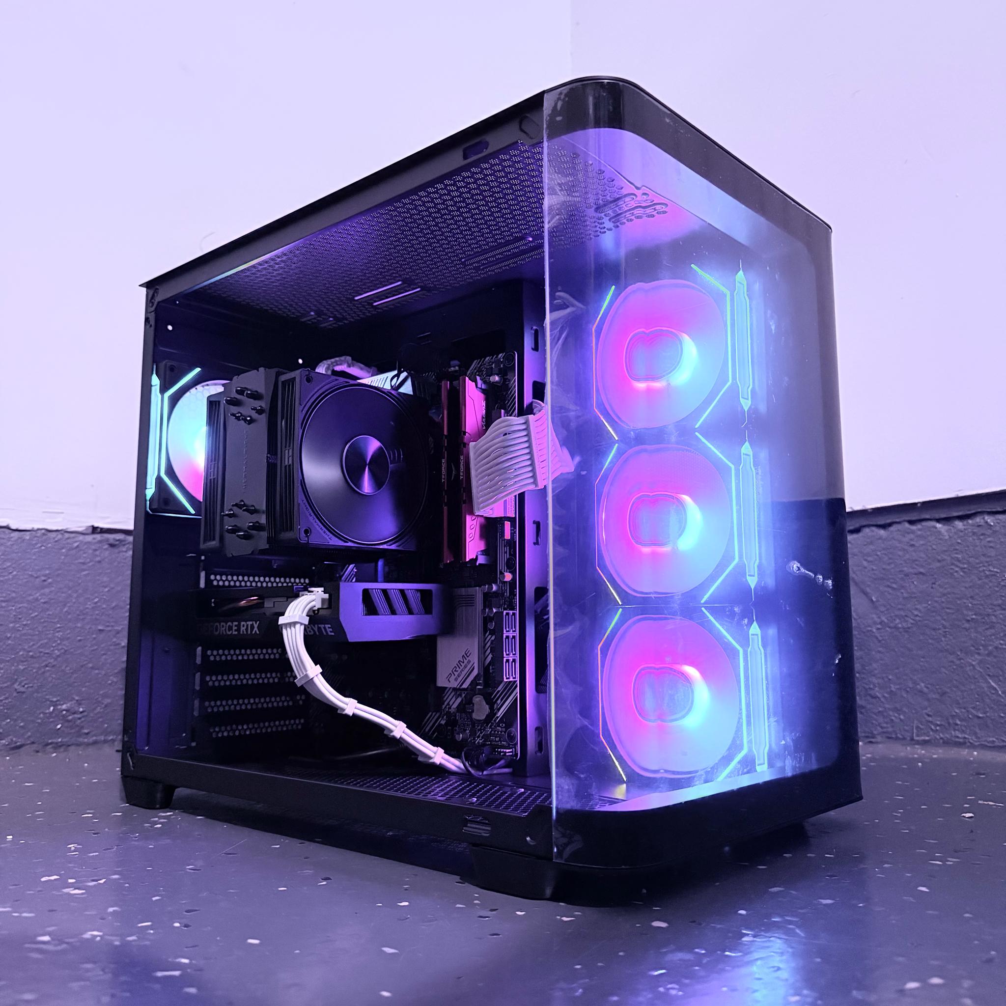 ⚫️"Neon Revenant"🌈 | 1080p Gaming | RTX 4060 | Ryzen 5 5500 | 16GB Ram | 1TB SSD | Free Shipping