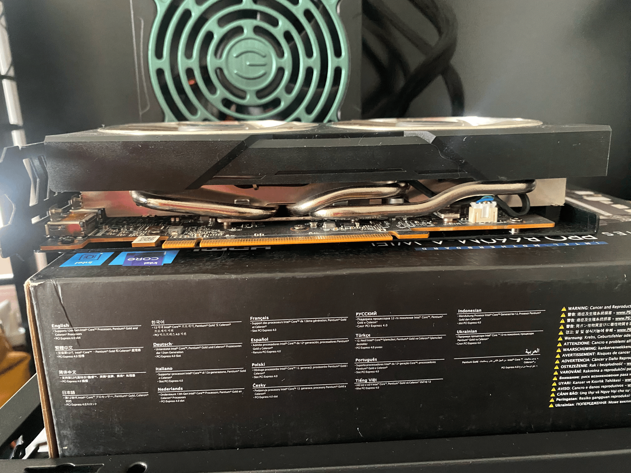 **For Parts/Repair** PowerColor Radeon RX 6600 Hellhound. 