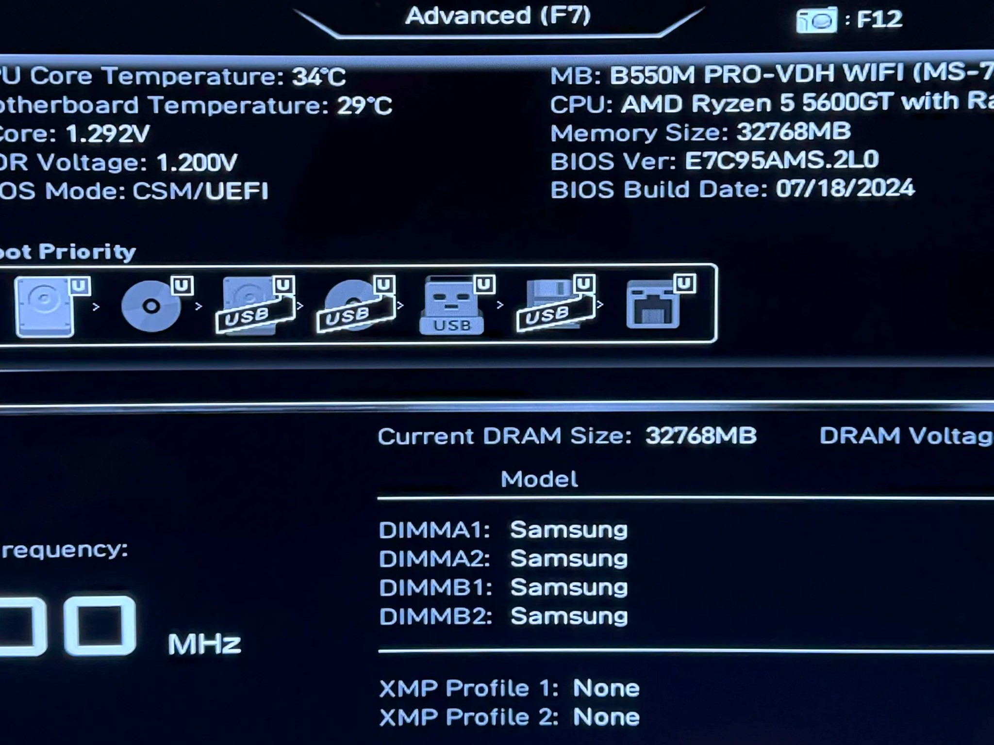 AMD Ryzen 5 5600GT Gaming PC Radeon RX 6500 XT MSI B550 32GB DDR4 1TB NVMe SSD Thermaltake ARGB Case