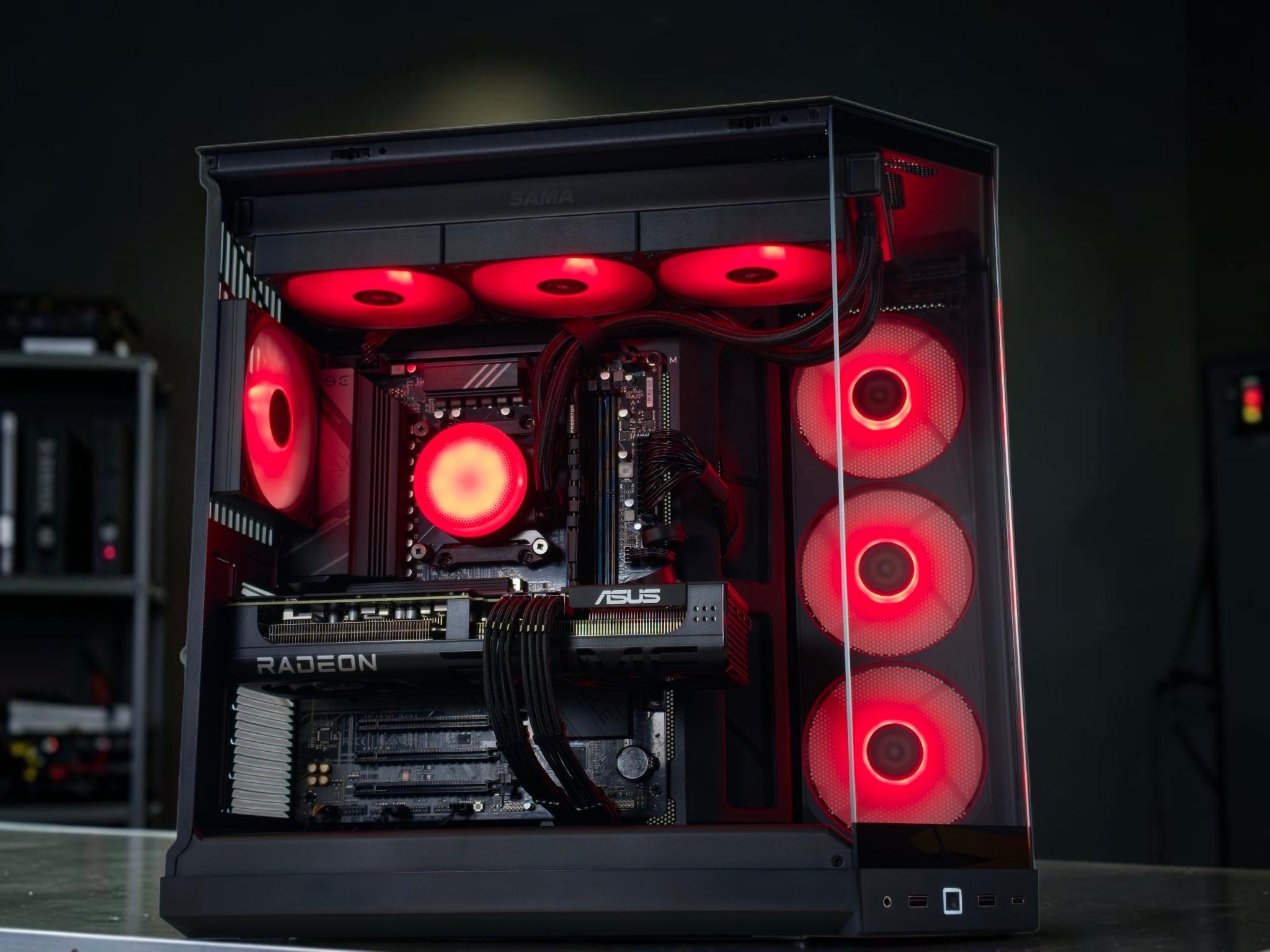 🔥🌋Nether 💥All AMD Gaming PC💥AMD RX 9070 GRE  12GB💥AMD Ryzen 7 8700F💥 16GB DDR5💥 1TB NVME