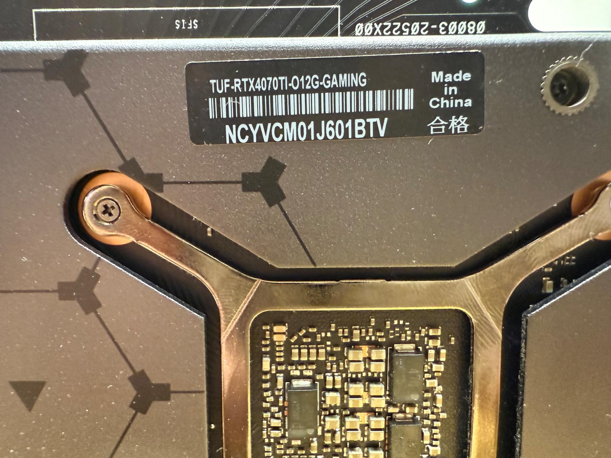 4070ti pulled for a customer PC that was upgraded