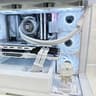 🤍👁️‍🗨️Liquid Cooled Gaming PC◊AMD RX 7800 XT 16GB◊AMD Ryzen 5 7500F◊32GB DDR5◊1TB SSD