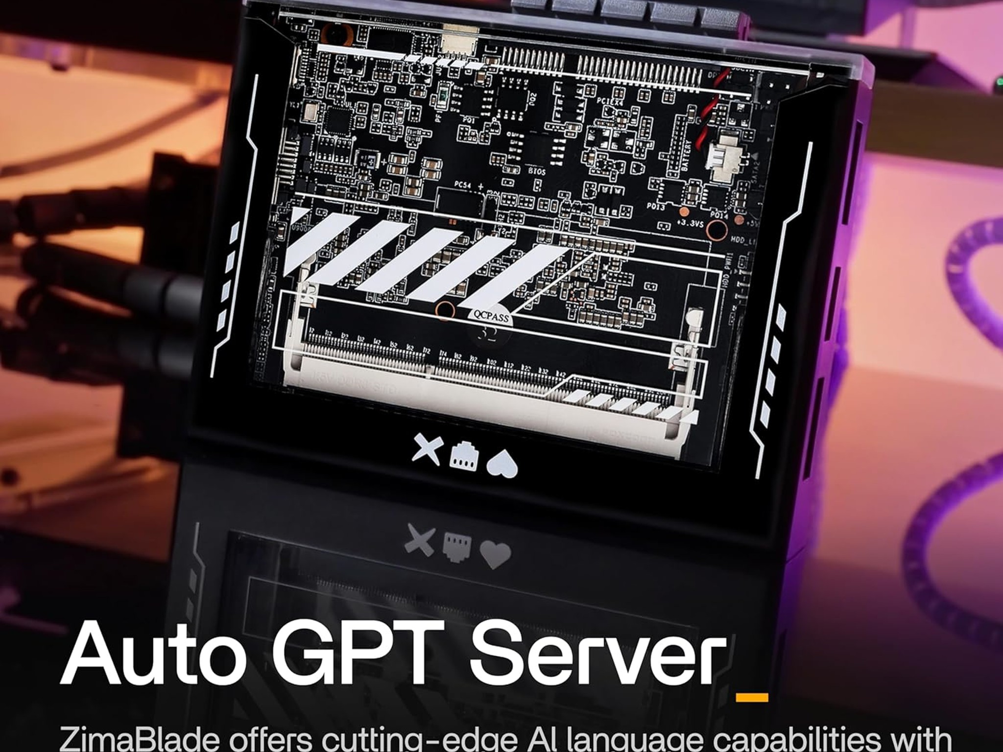 Zima Blade X86 Single Board Server for Cyber Native, Hackable Personal Server with PCIe x4 + 2GB RAM