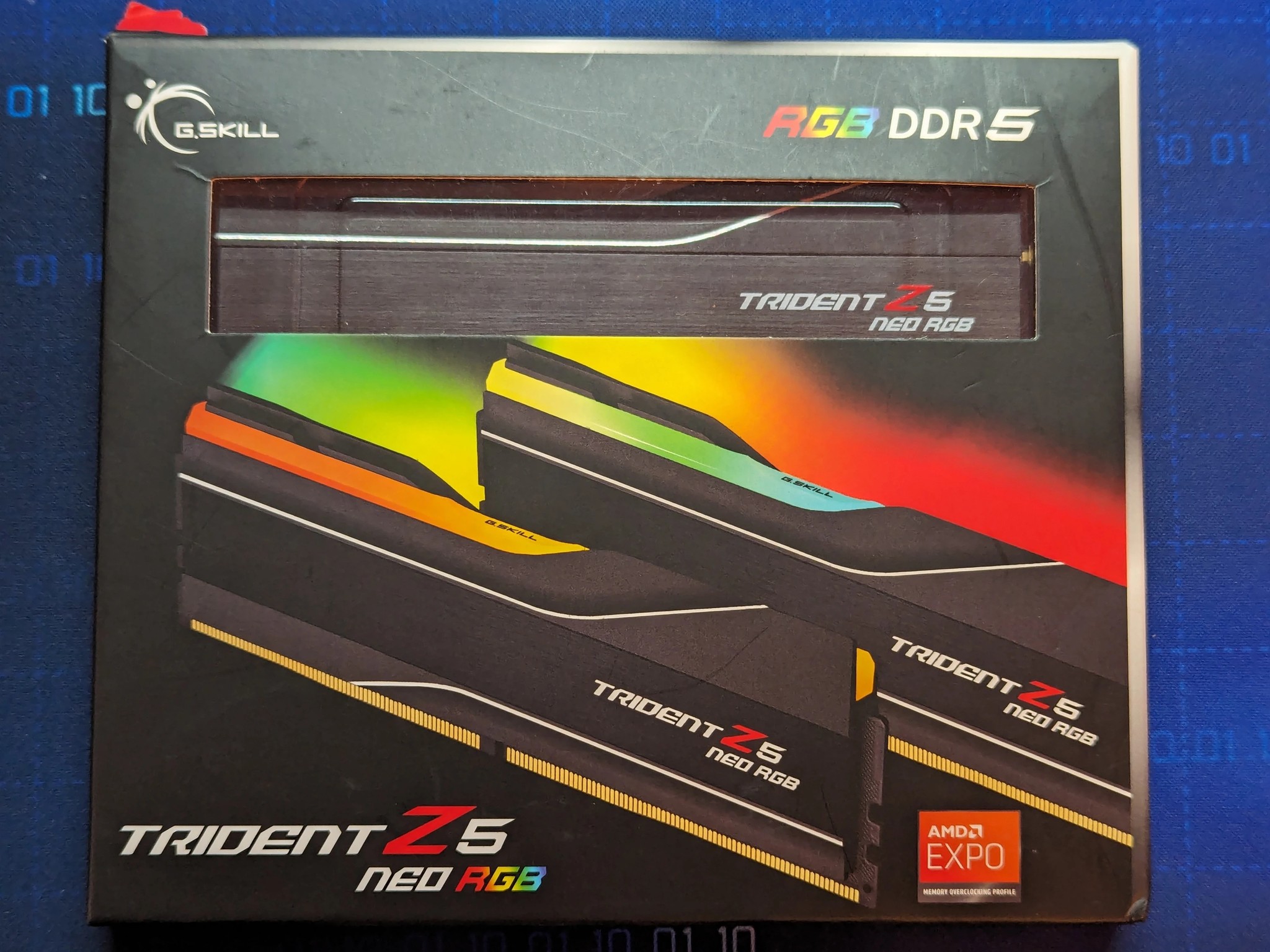 G-skill ddr5 6000 cl 30 amd expo RGB