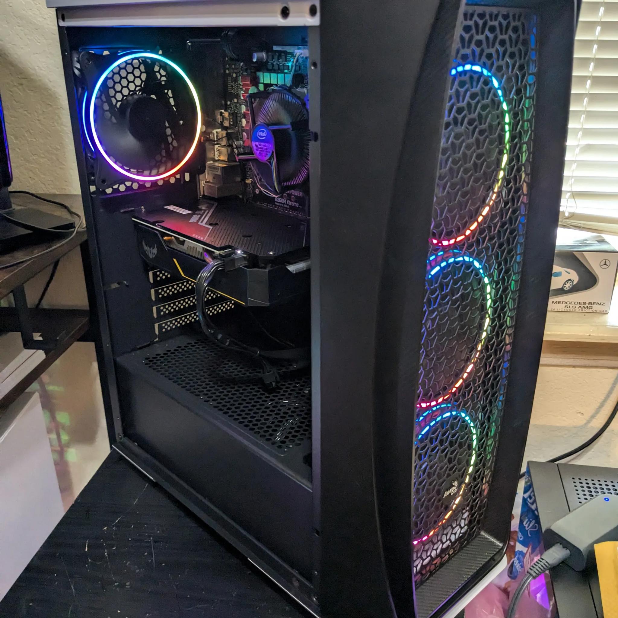 FREE SHIP|| i5-8500 6 Core, GTX 1660 SUPER 6GB, 16GB RAM, 480GB SSD, 650W PSU, Win10, RGB, WiFi