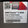 AMD Ryzen 5 3600 3.6GHz AM4 CPU with Cooler