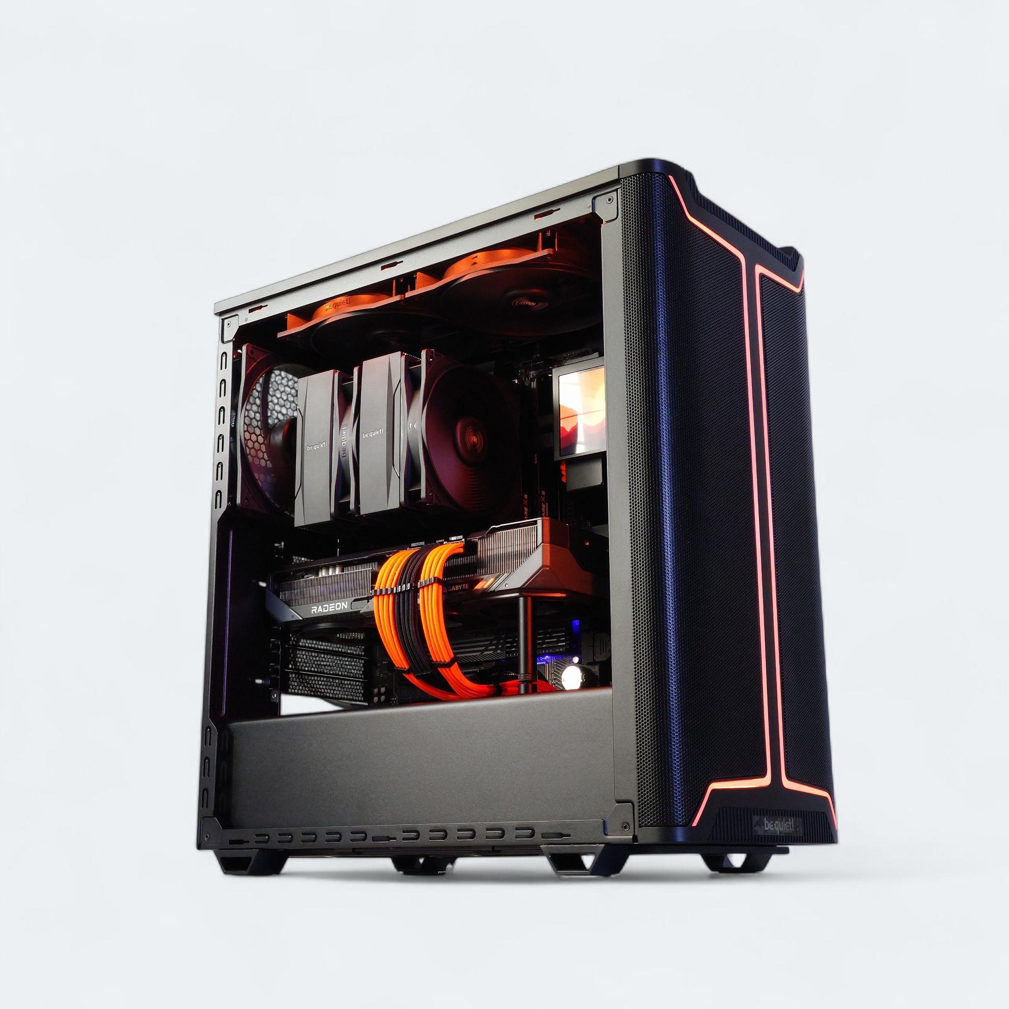 🧡be Quiet!🤫Be Fast!💨 👂32Db idle/36Db load🔇AMD RX 9070 XT 16GB🟠AMD Ryzen 7 9800X3D🟠32GB DDR5 RAM🟠