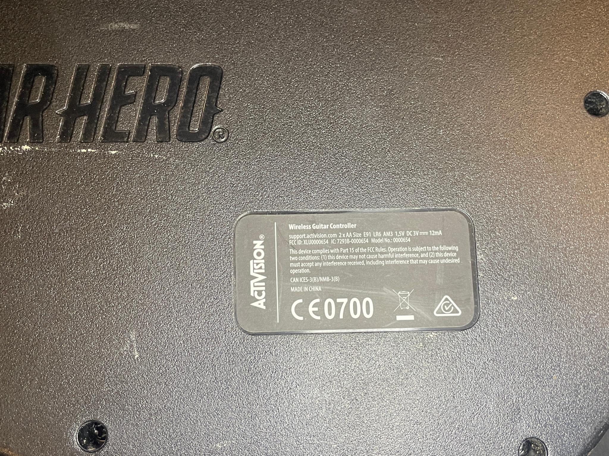 Guitar Hero Guitars