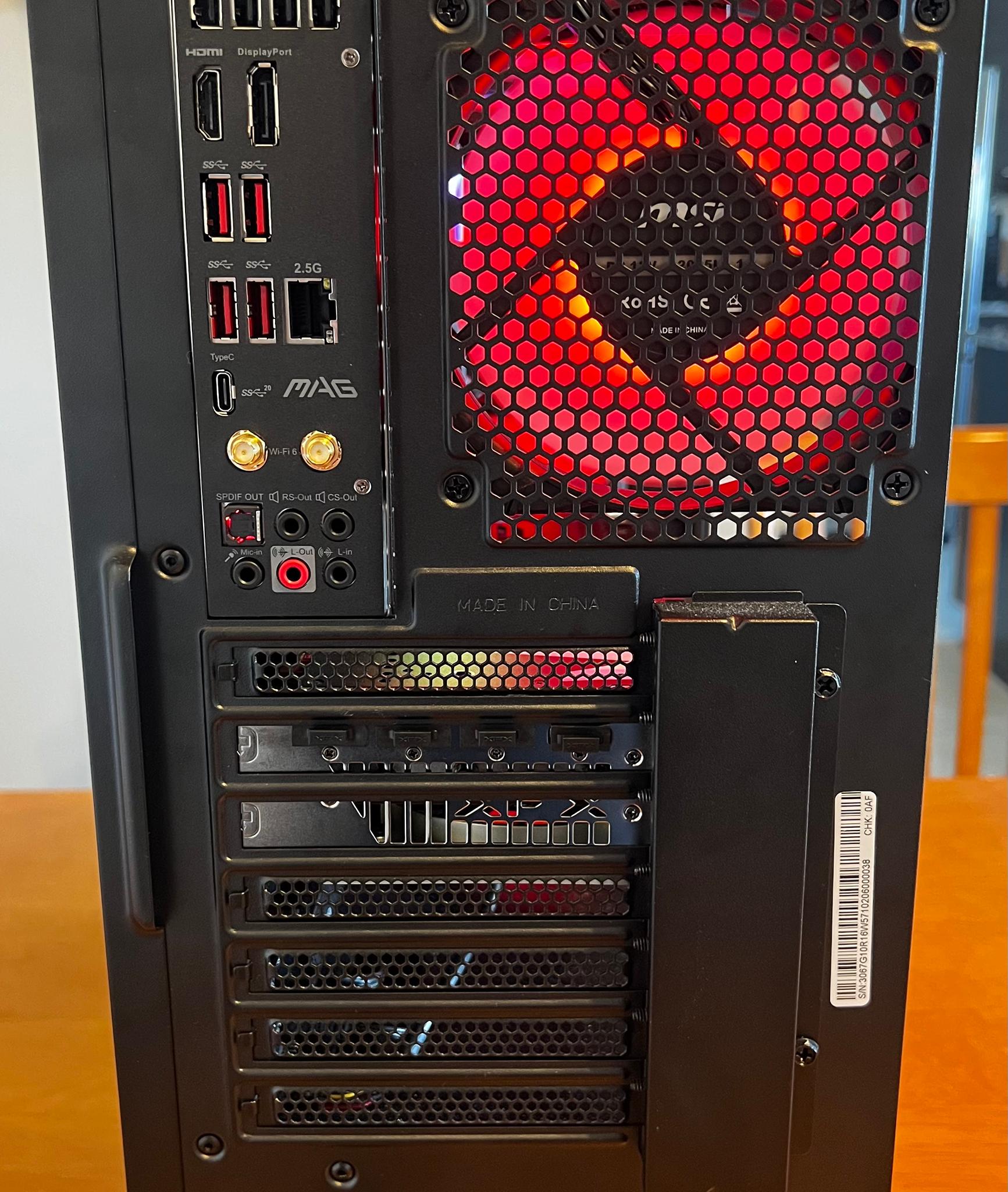 High-mid end custom gaming pc with 6800xt and 12600k 16 GB ddr4 3200