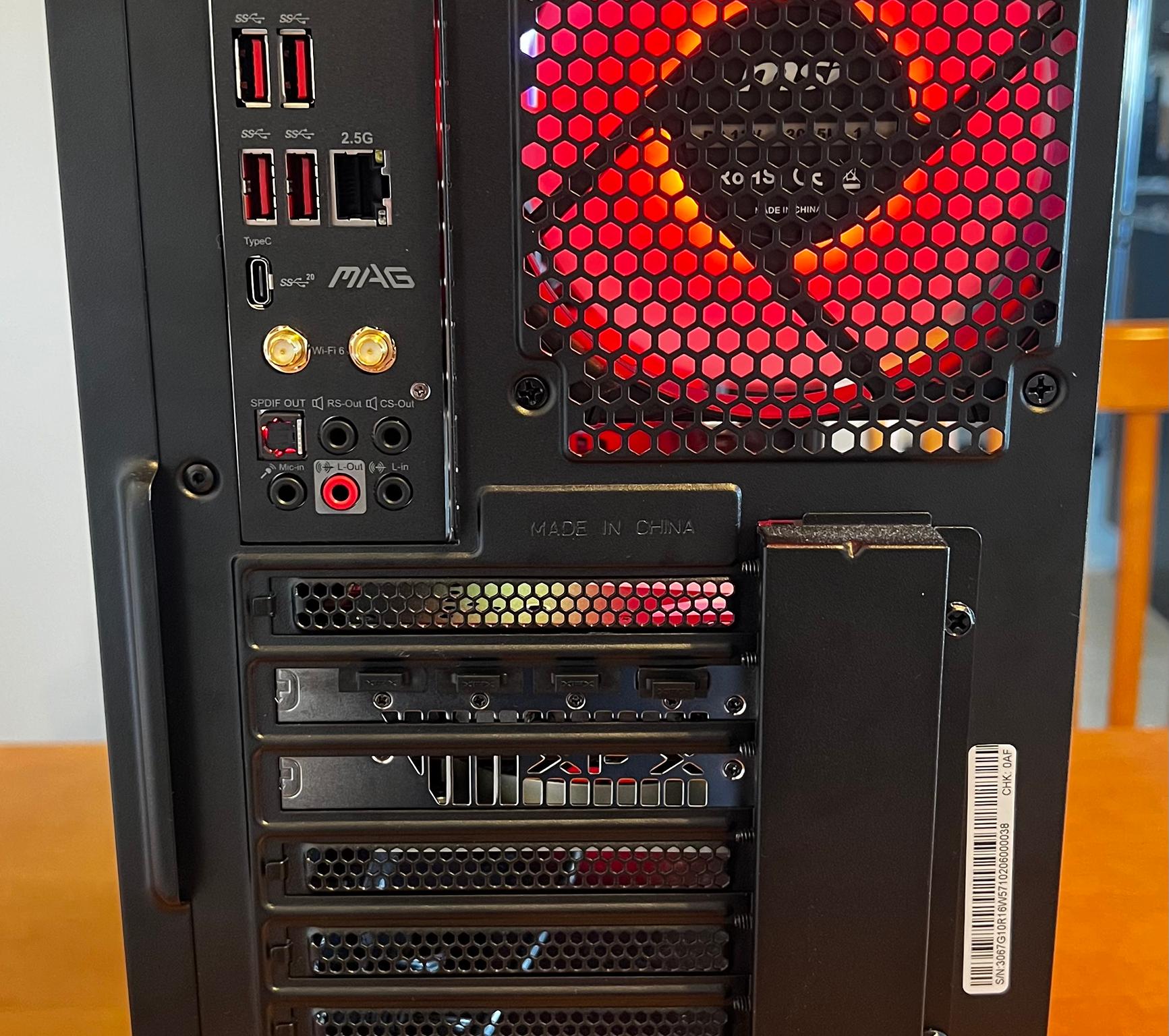 High-mid end custom gaming pc with 6800xt and 12600k 16 GB ddr4 3200