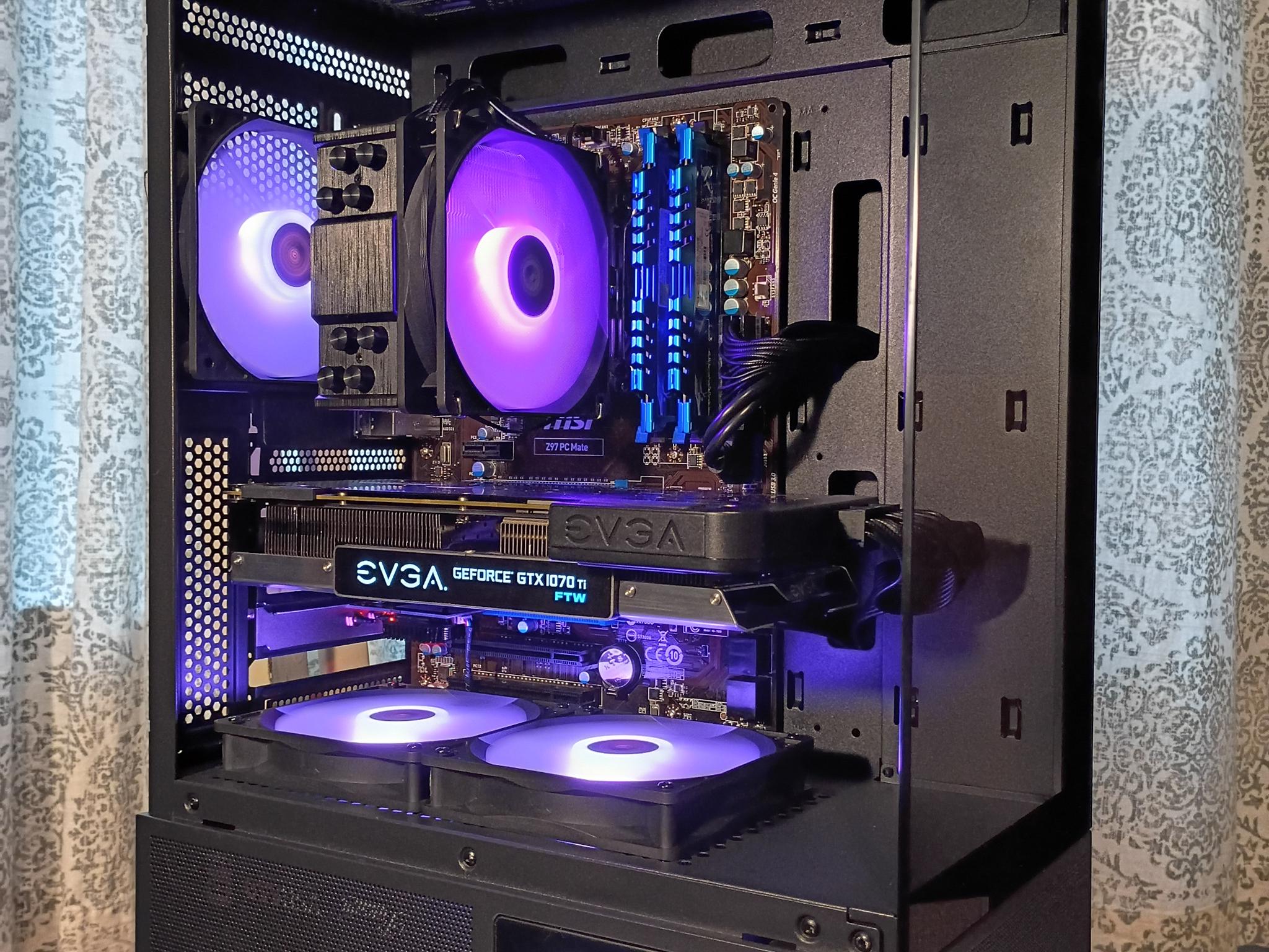 ⚡️ Nvidia 1080p Intel 4.0GHz Gaming PC – EVGA GTX 1070 Ti | G.SKILL 16GB RAM | ARGB | FAST BOOT ⚡️
