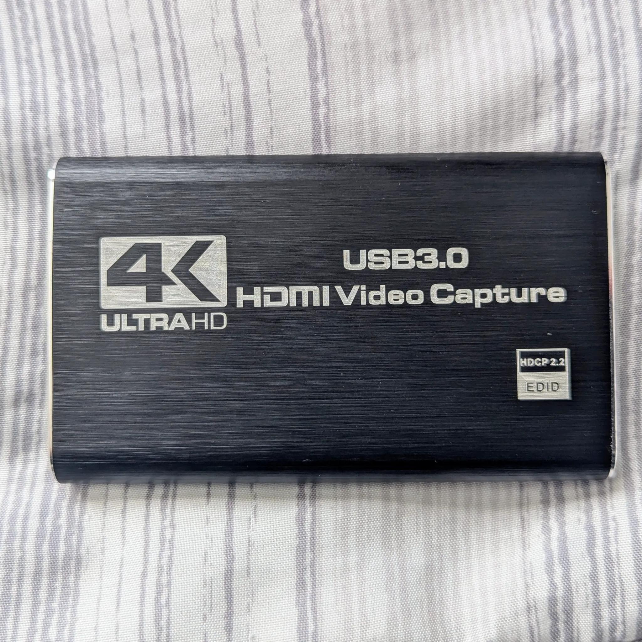 External HDMI Capture Card (1080p @60fps)