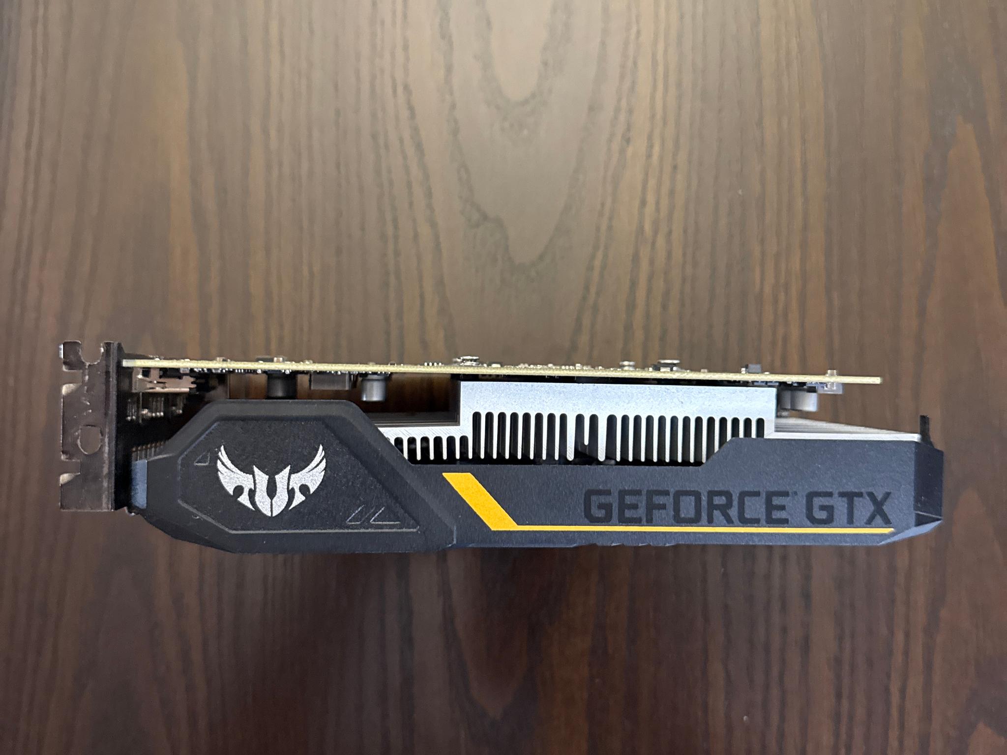 Asus TUF gtx 1650 4g (No pcie connector required)