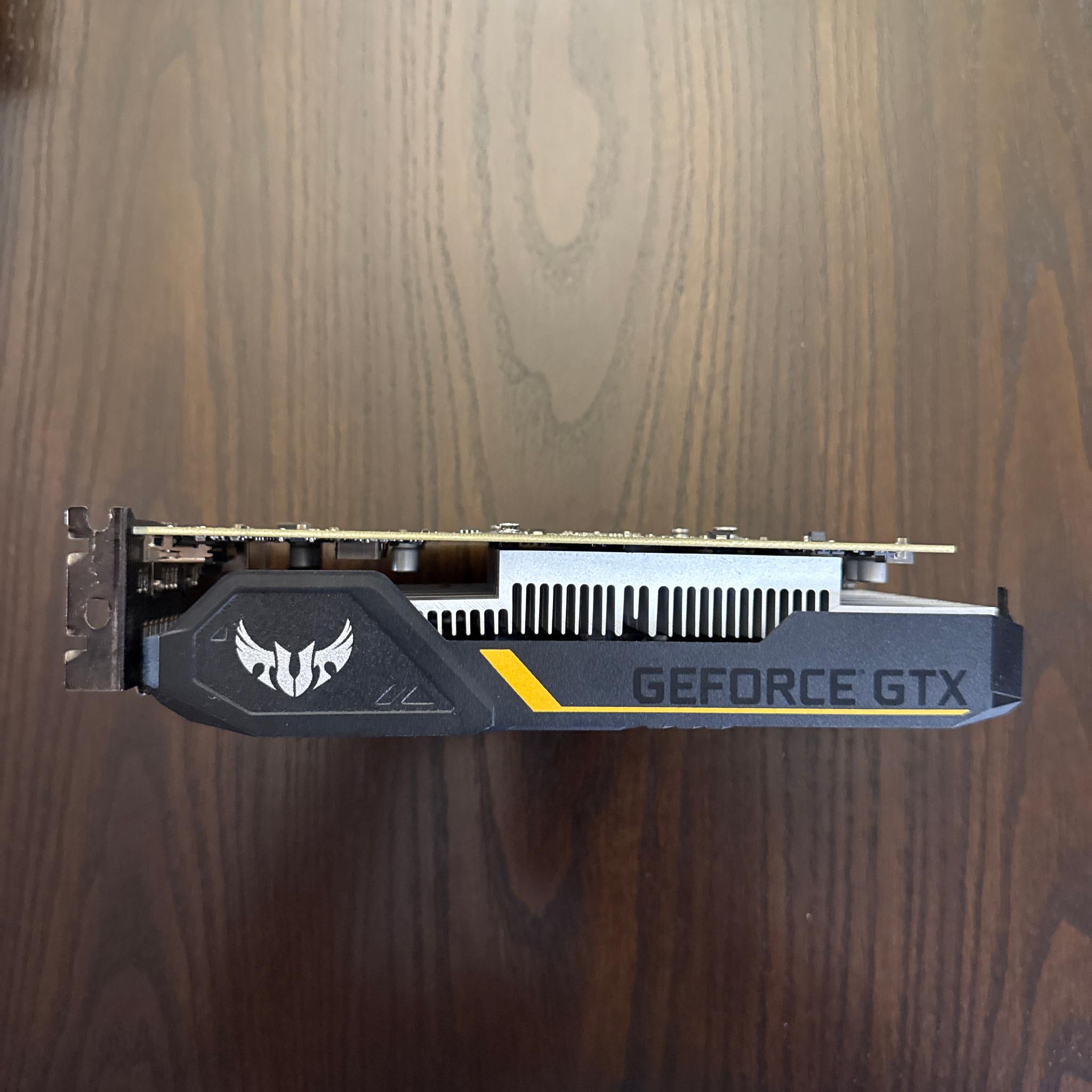 Asus TUF gtx 1650 4g (No pcie connector required)