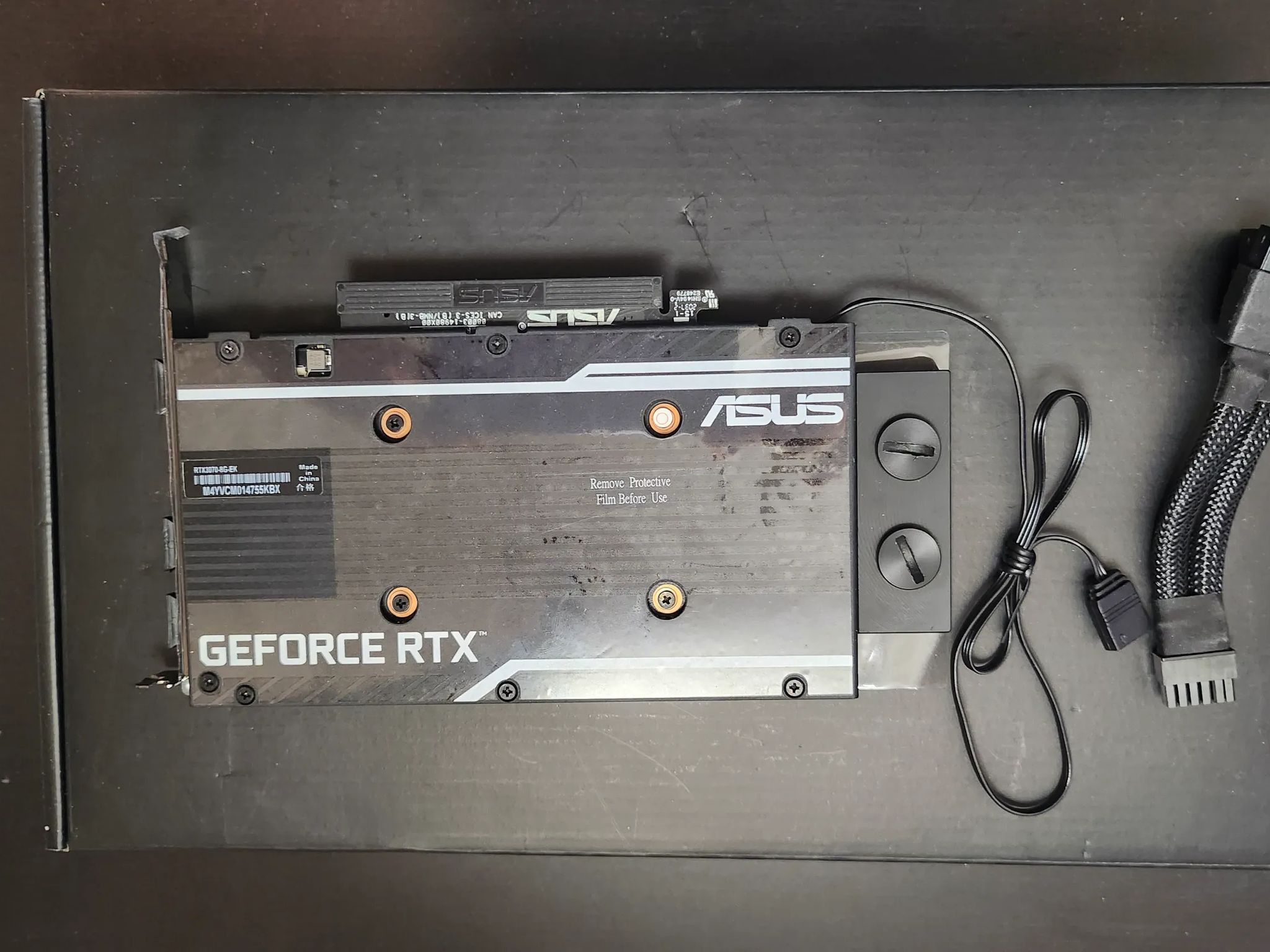 GPU Watercooling Combo: Asus EKWB RTX 3070 8GB + 280mm Radiator + 90° Adapters