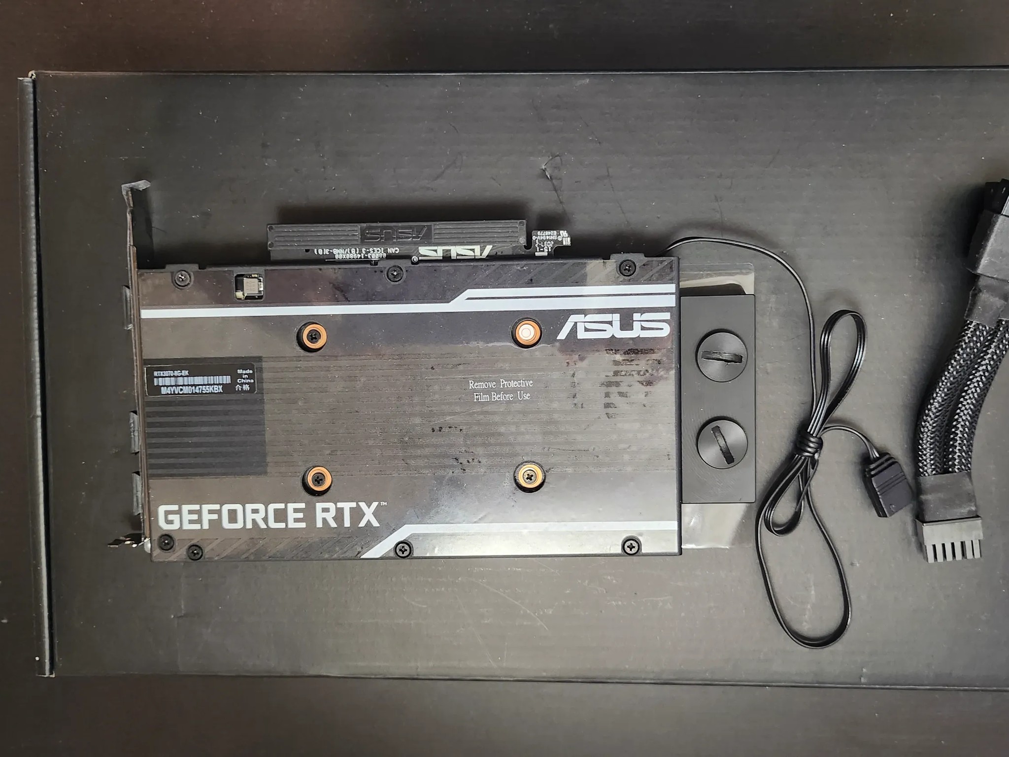 GPU Watercooling Combo: Asus EKWB RTX 3070 8GB + 280mm Radiator + 90° Adapters