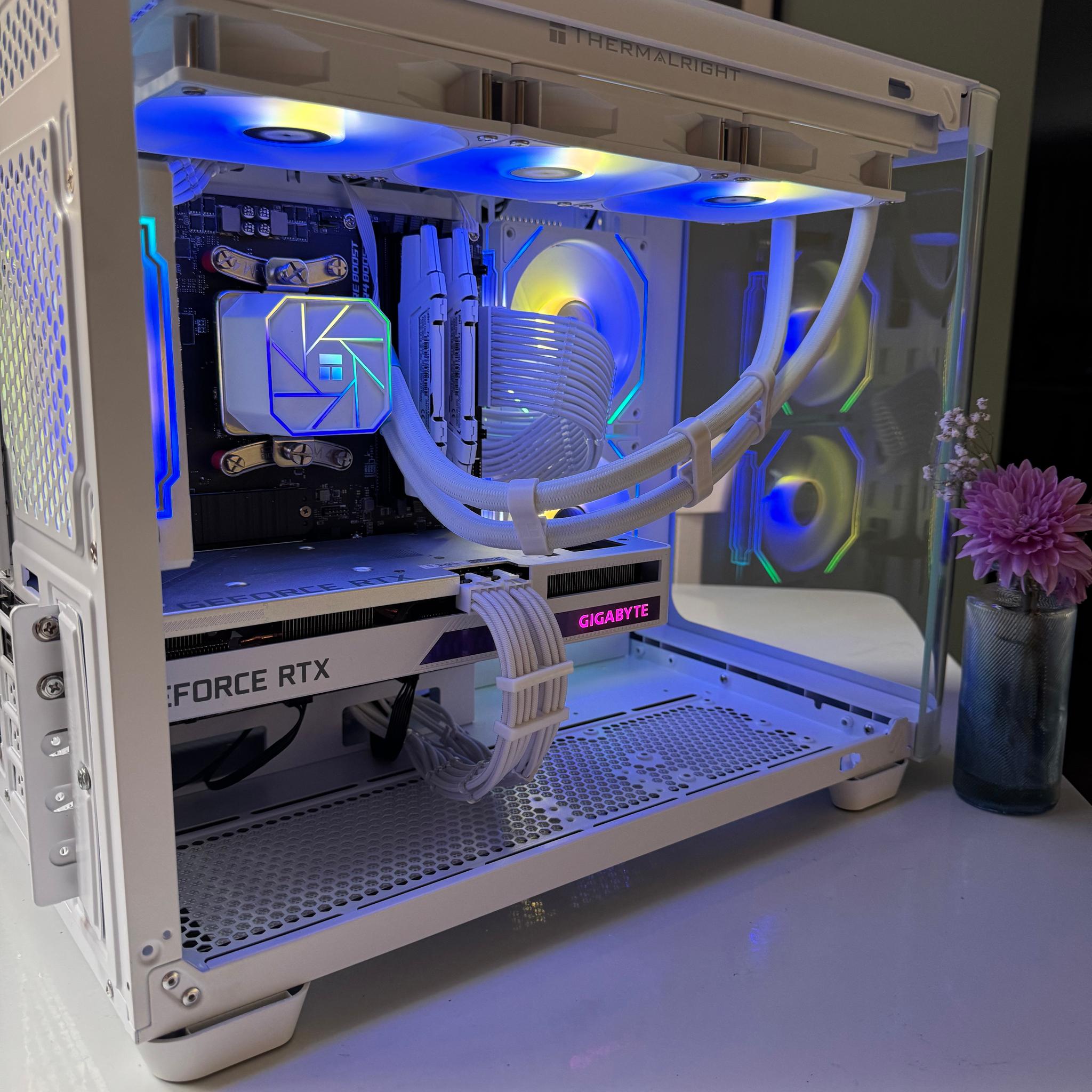White Nova | Custom Gaming PC | 3060 TI - R5  5600G - 32GB Ram - 1 TB Nvme