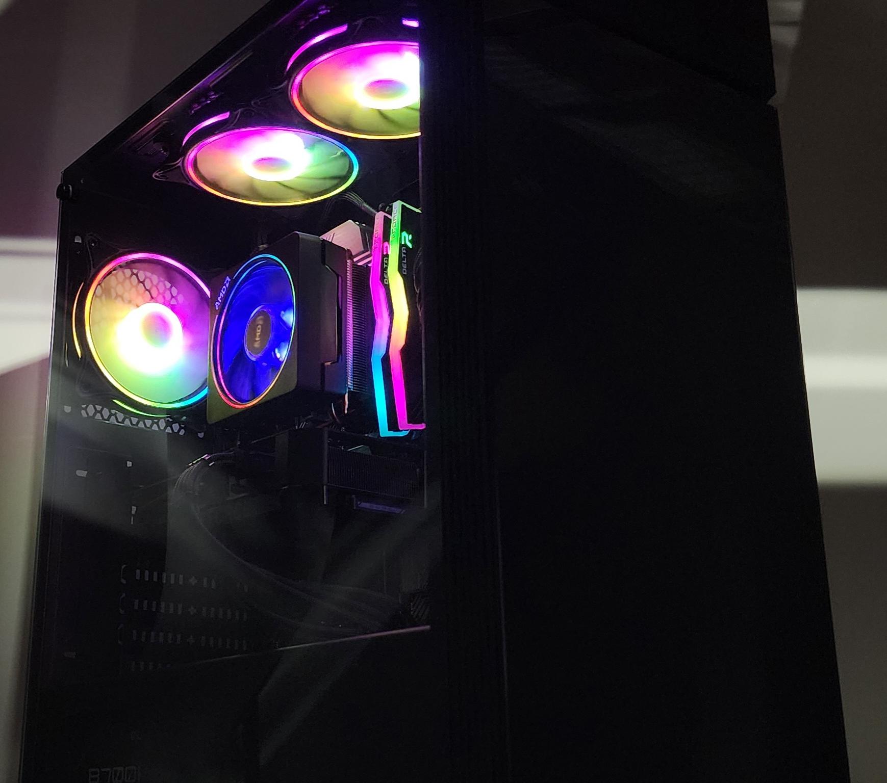 Gaming PC Ryzen 7 5800XT 32GB RAM 1TB SSD RTX 4060 8GB Windows 11 Computer
