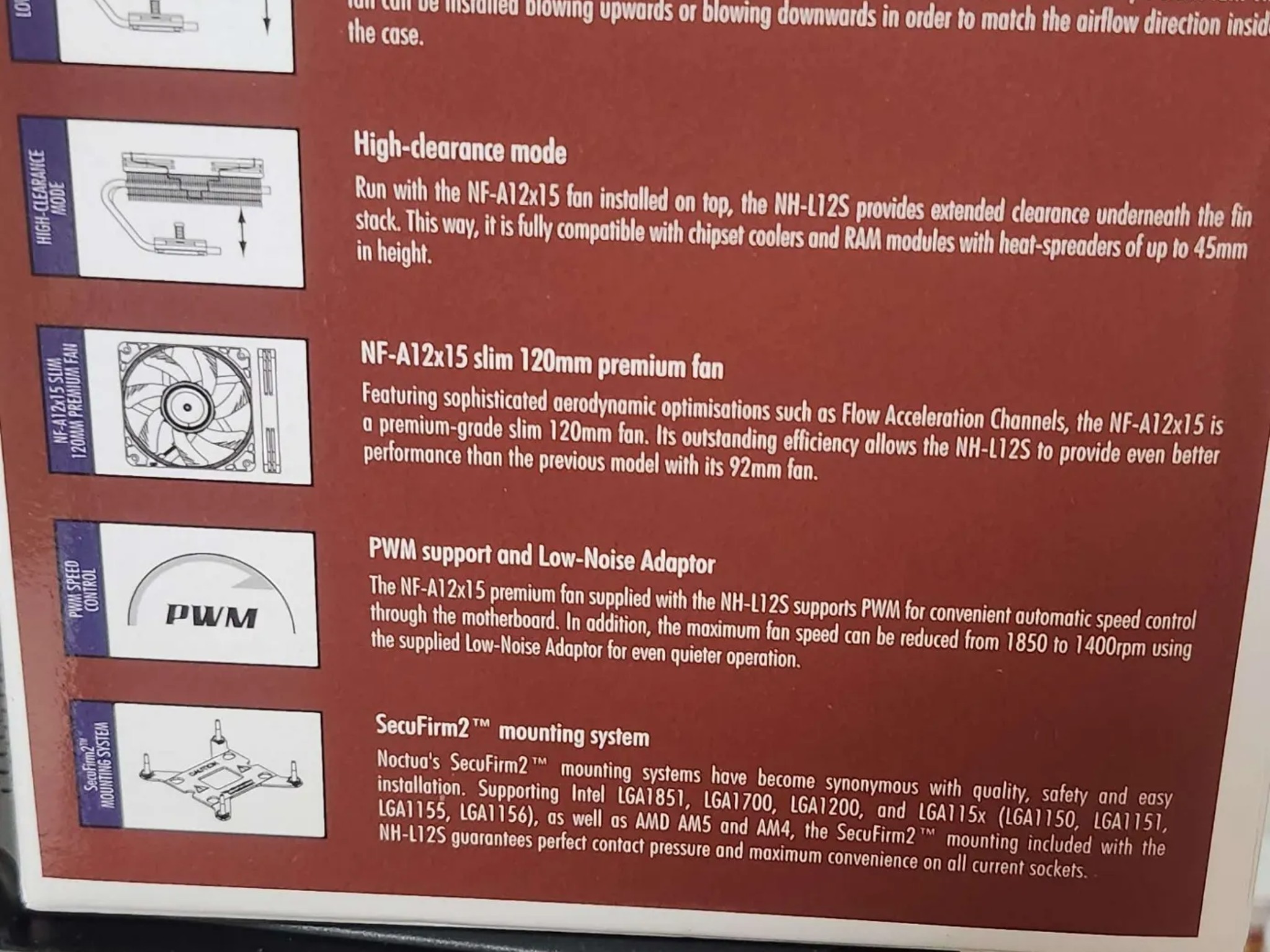 Noctua NH-L12S [READ DESCRIPTION]