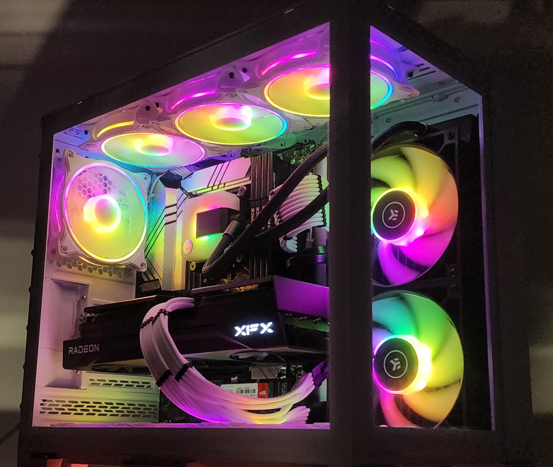 Gaming PC i5-14600K 32GB RAM 1TB SSD RX 9070 16GB Windows 11 Computer