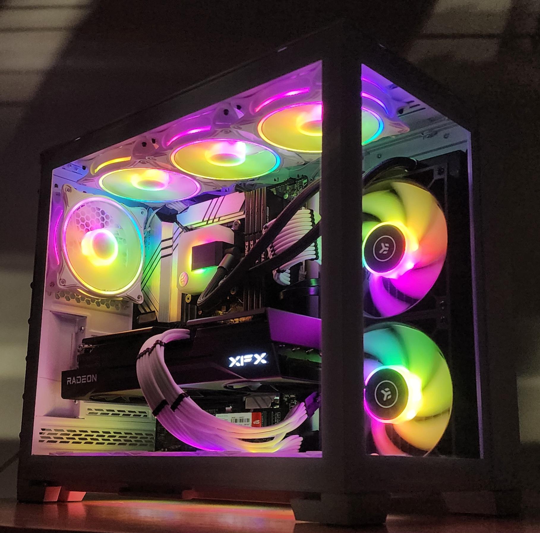 Gaming PC i5-14600K 32GB RAM 1TB SSD RX 9070 16GB Windows 11 Computer