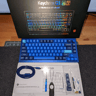 Keychron Q1 Ver.2 w/ Knob QMK Mechanical Keyboard / Navy Blue / Gateron G Pro Reds / OSA PBT Keycaps