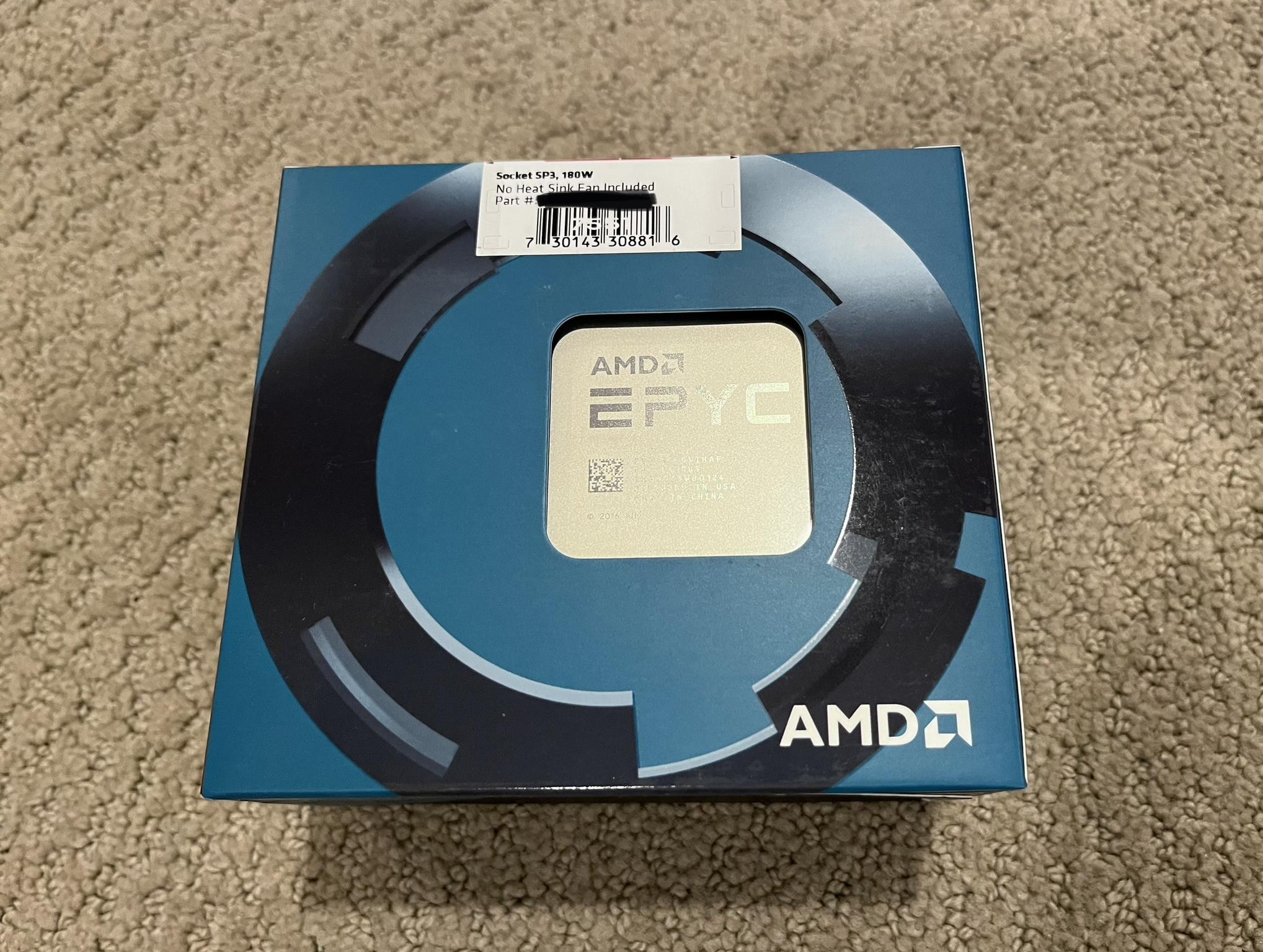 BNIB Sealed - AMD EPYC 7551 - 32c/64t - No Vendor Lock
