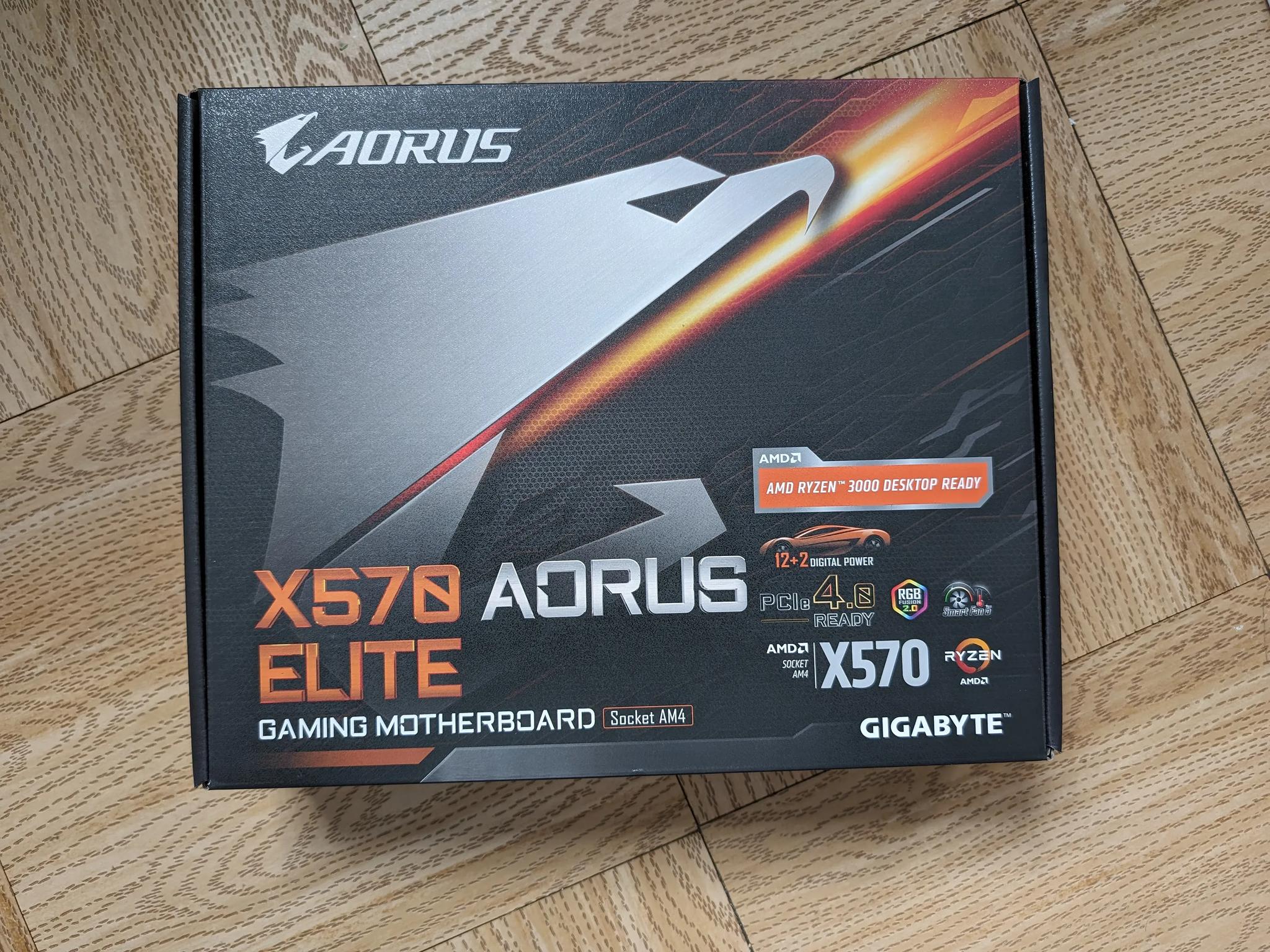X570 Aorus Elite AMD Ryzen AM4 Gaming Motherboard