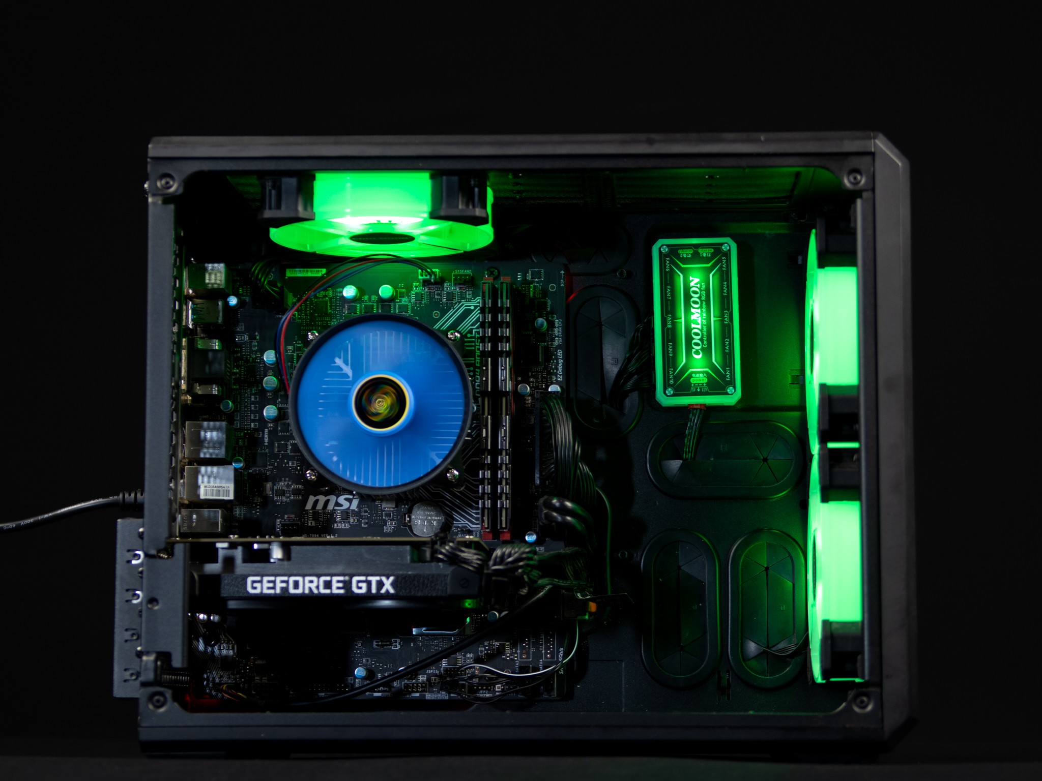 Rstart GTX 1650 Gaming PC Windows 10 Pro Intel i5 1500GB Desktop Power