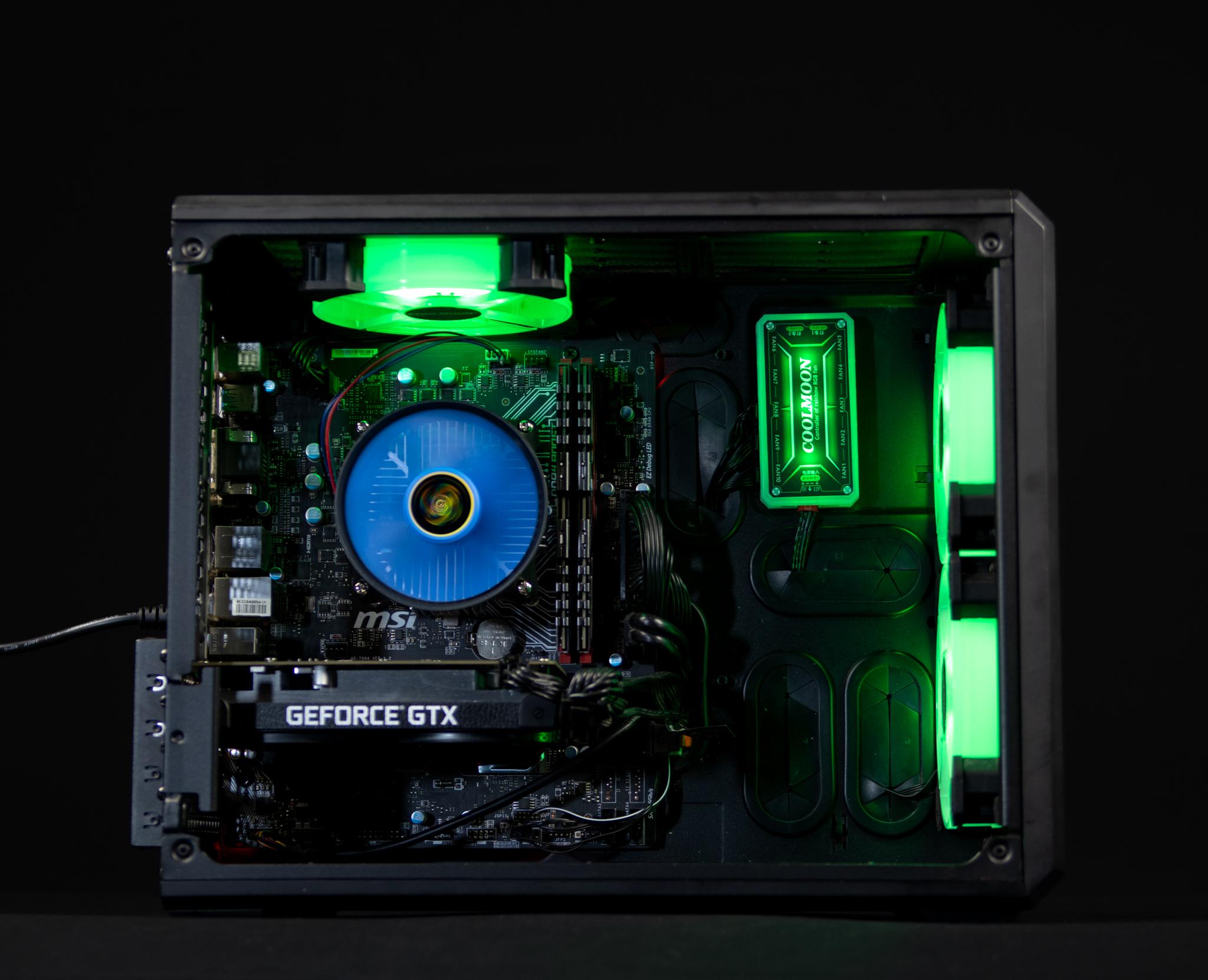 Rstart GTX 1650 Gaming PC Windows 10 Pro Intel i5 1500GB Desktop Power