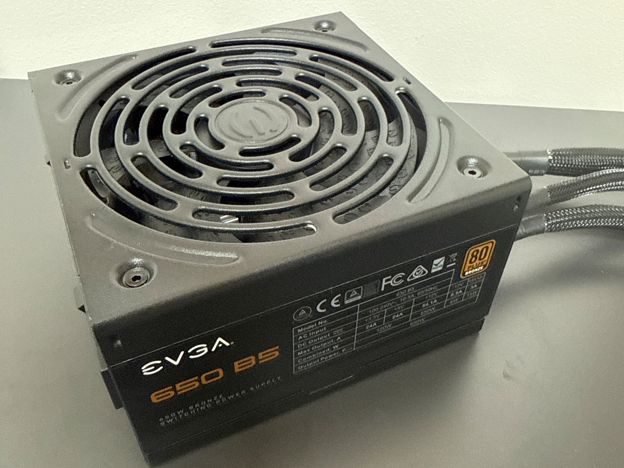EVGA 650 BQ 80+ Bronze