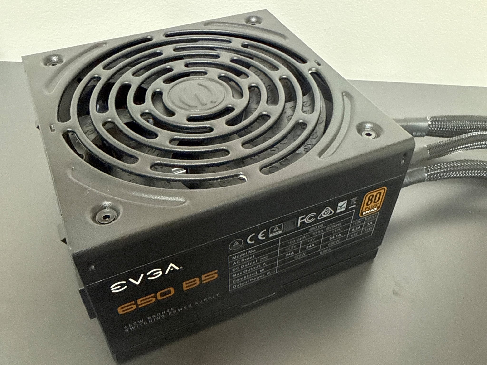 EVGA 650 BQ 80+ Bronze