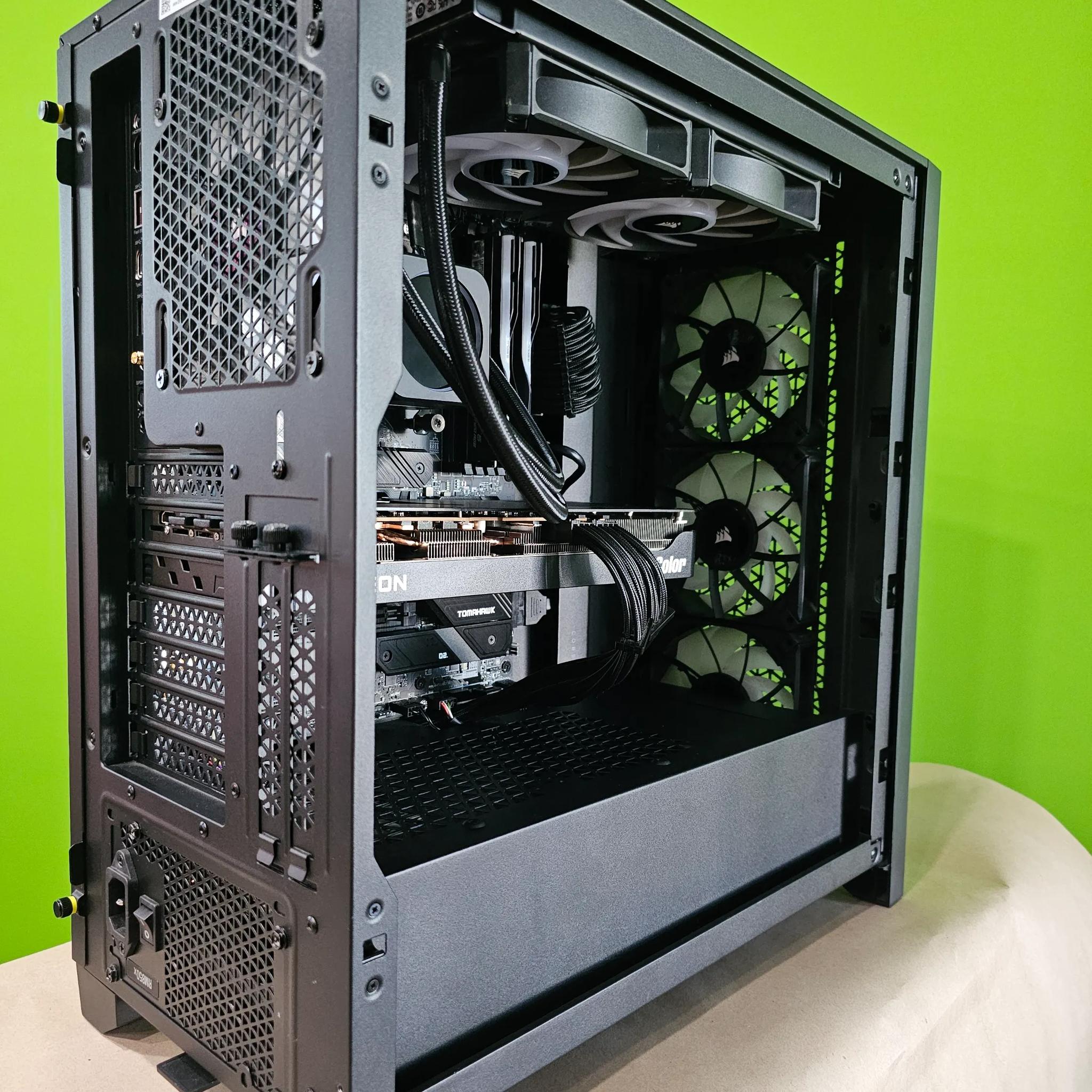 AMD Ryzen 7 9700X; Radeon RX 9070 XT; 64GB DDR5-6000 RAM; 2TB SSD