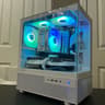 WHITE ARGB PC|RX 6600|RYZEN 5 5500|16GB RAM|500GB NVME