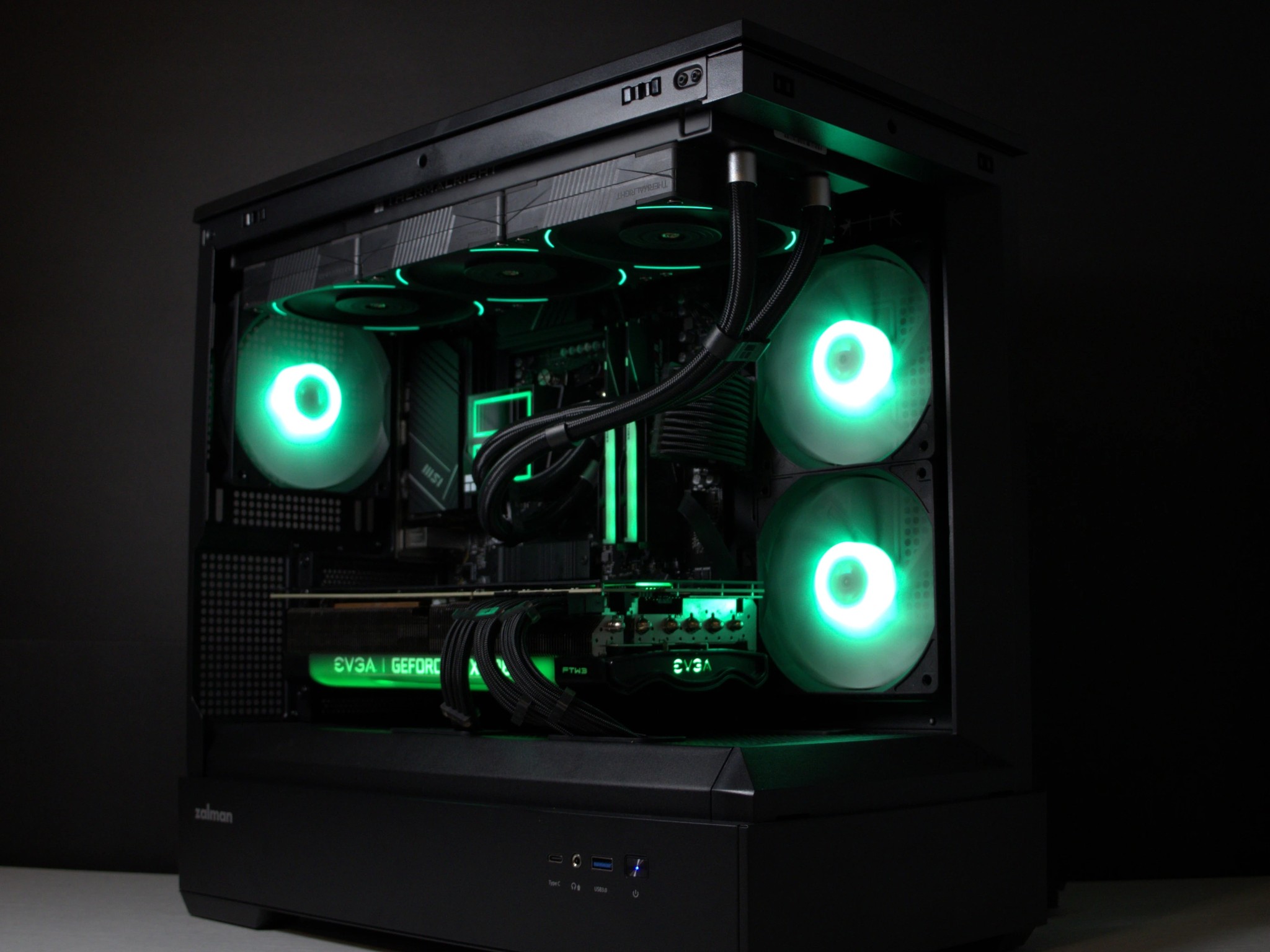 🔵BIG BLUE🔵 Gaming PC | AMD Ryzen 5 7600 | 32GB DDR5 | RTX 3080 | 1TB SSD | Win11 Home | Wi-Fi