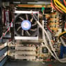 Prehistoric amd athlon 64 asus motherboard ram combo with a nvidia fx 5500 and a miscellaneous card