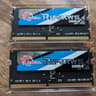 G.SKILL Ripjaws DDR4 SO-DIMM 4GBx2 CL16 2400 IOB