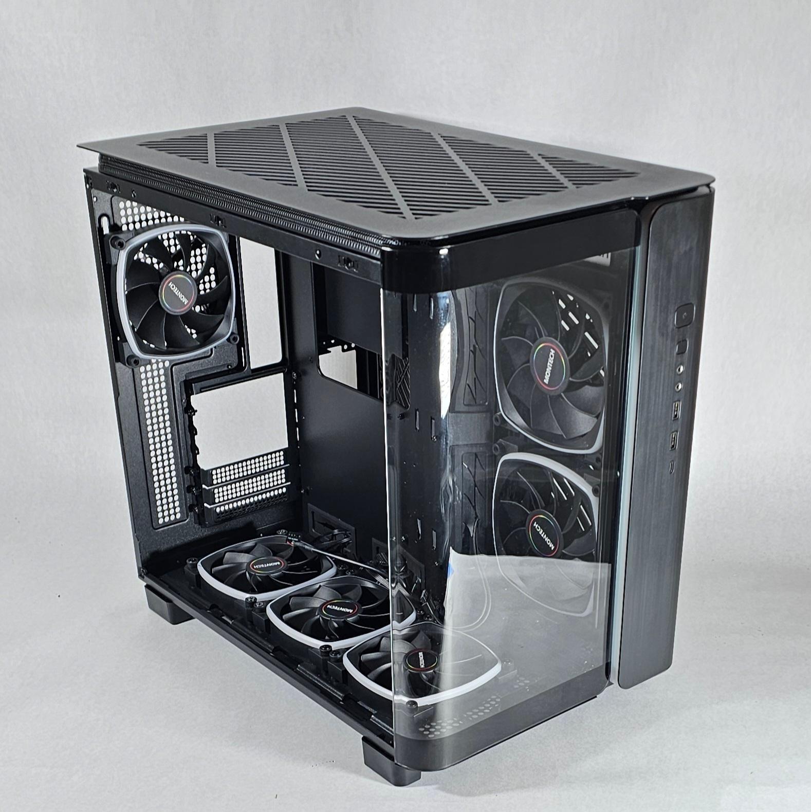 Montech PC Case with Tempered Glass and Front Mesh