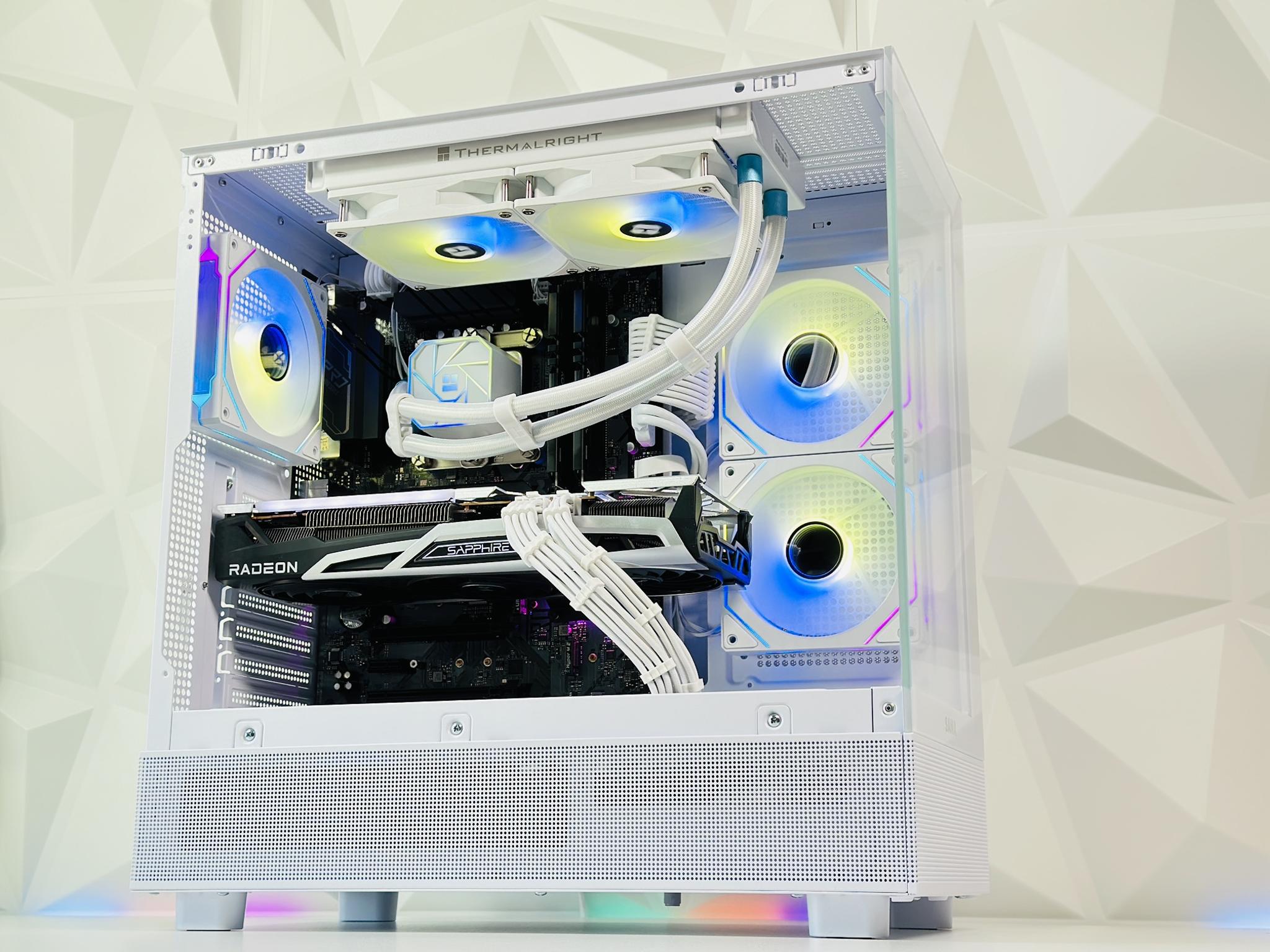 💥4️⃣➡💵|| Liquid Cooled Gaming PC🚀AMD RX 6700 XT 12GB🚀Intel i7 10700 8 core🚀32GB DDR4🚀1TB NVME