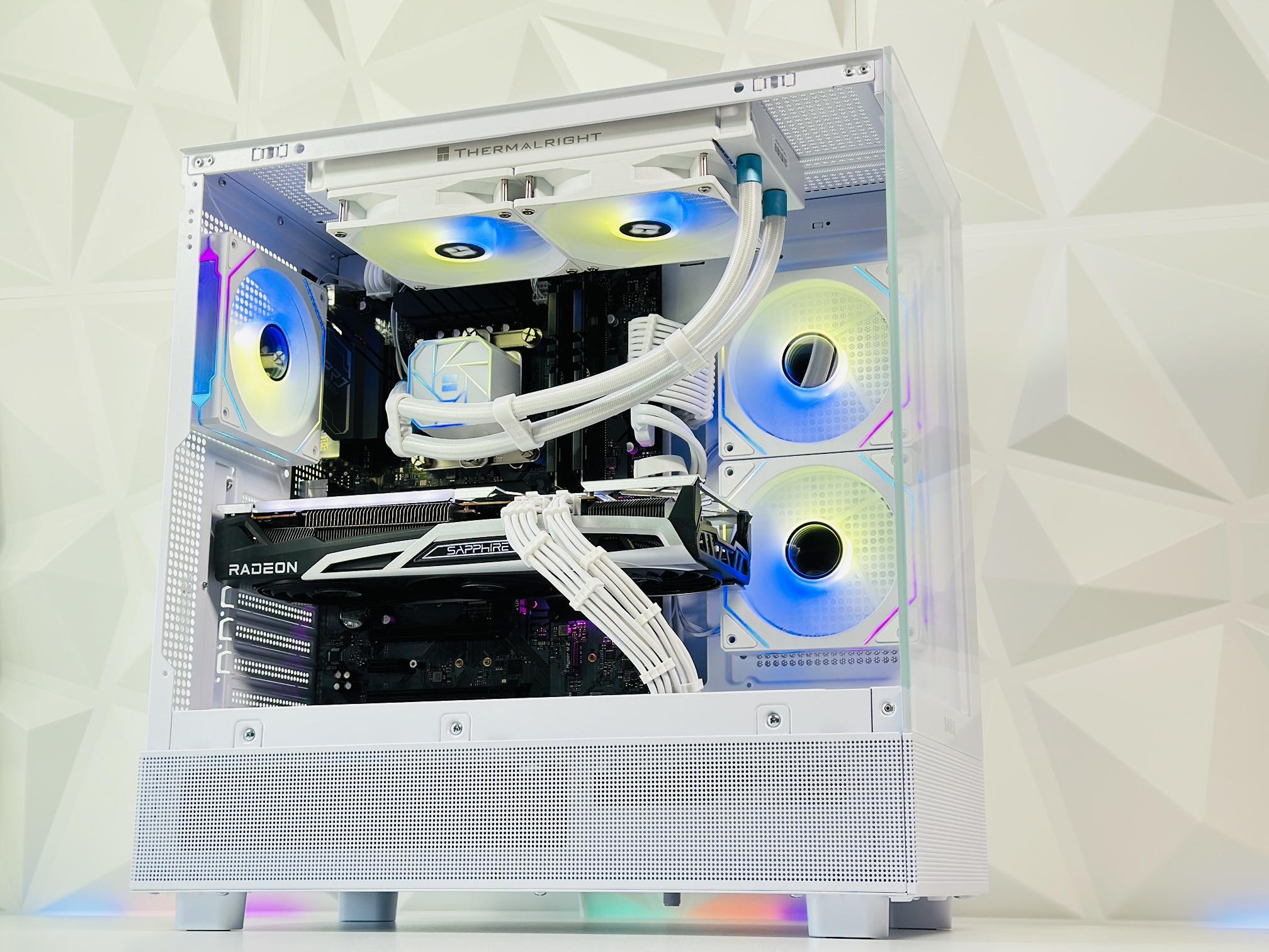 💥4️⃣➡💵|| Liquid Cooled Gaming PC🚀AMD RX 6700 XT 12GB🚀Intel i7 10700 8 core🚀32GB DDR4🚀1TB NVME