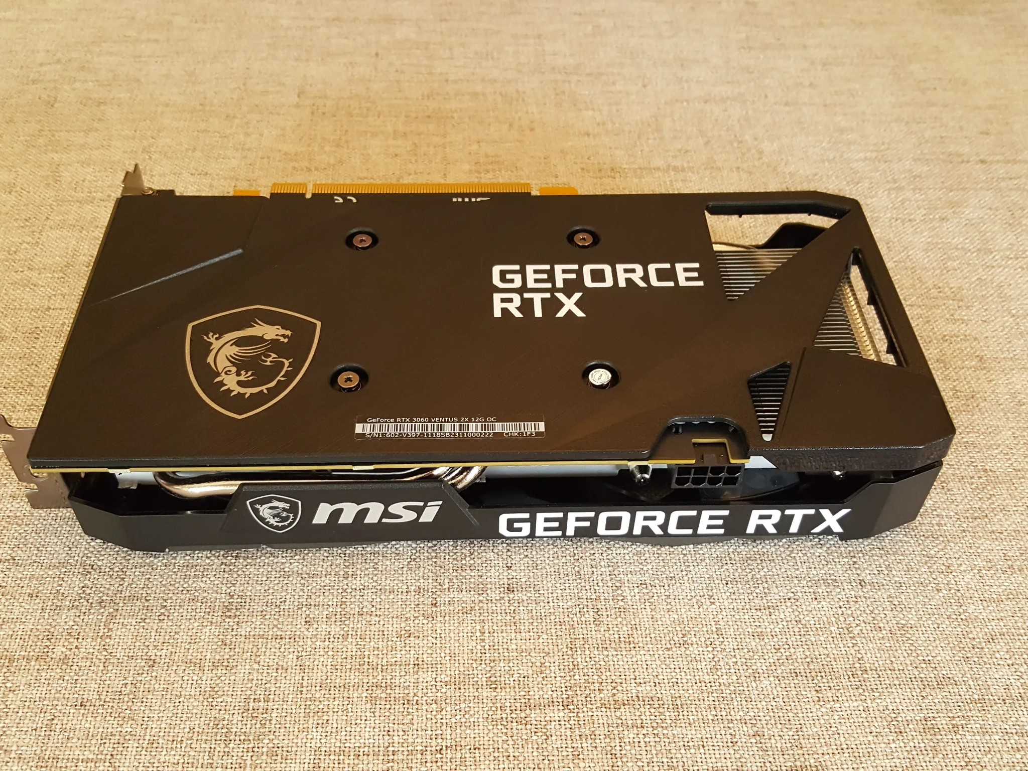 Nvidia RTX 3060 12GB MSI VENTUS 2X OC