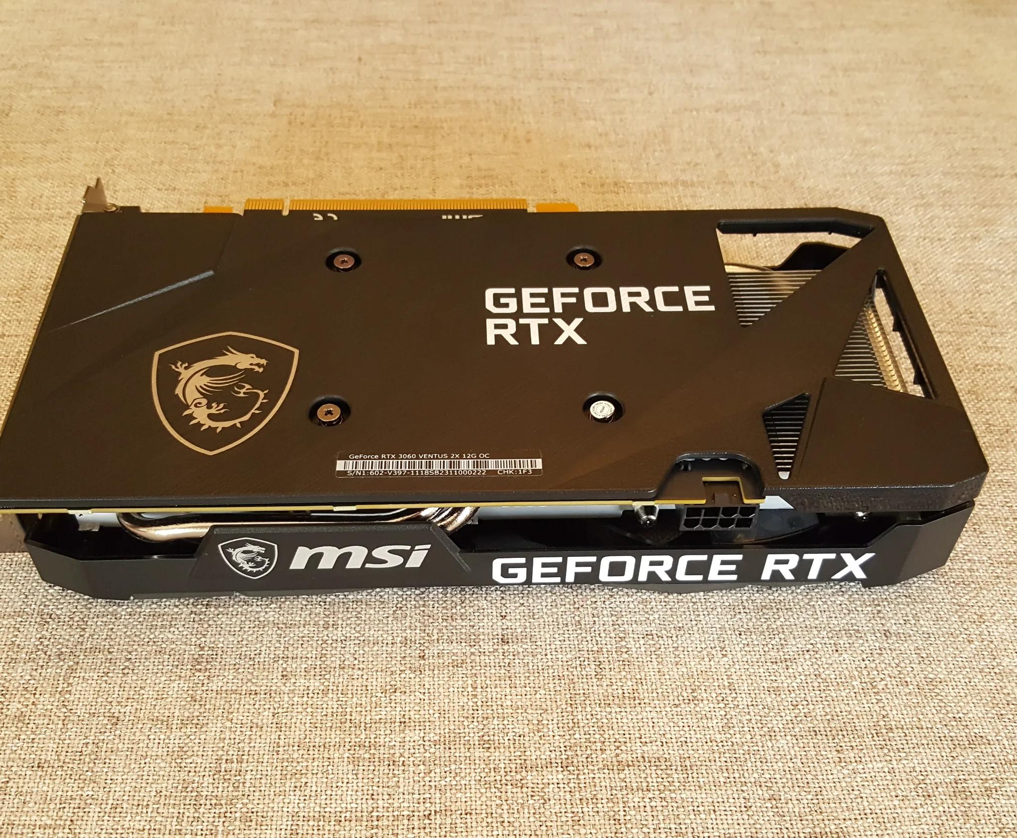 Nvidia RTX 3060 12GB MSI VENTUS 2X OC