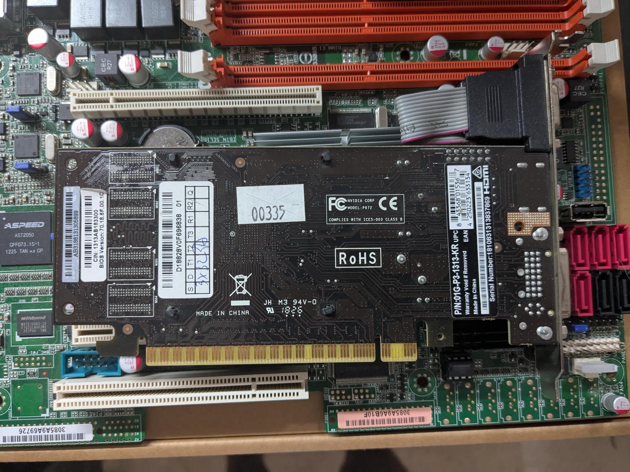 Dual CPU! 12 Cores, 24 Threads, Asus Z8NA-D6C server motherboard + 2x X5650 + 4GB RAM + 1GB GPU