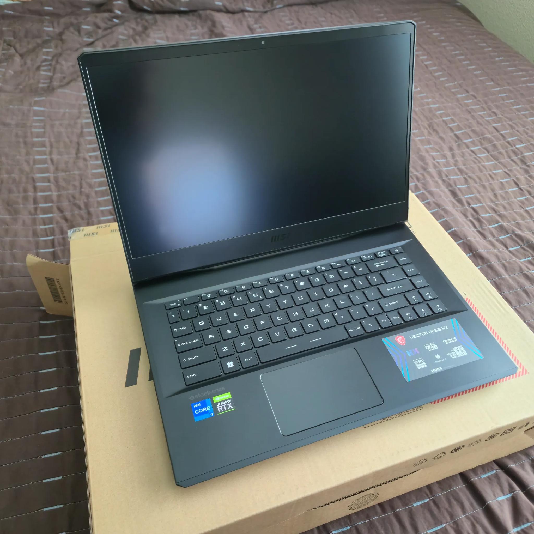 MSI Vector GP66HX 12UGS Gaming Laptop.32GB DDR5,i7 12800HX,RTX 3070Ti 150watt.1TB SSD,15.6"QHD 165Hz