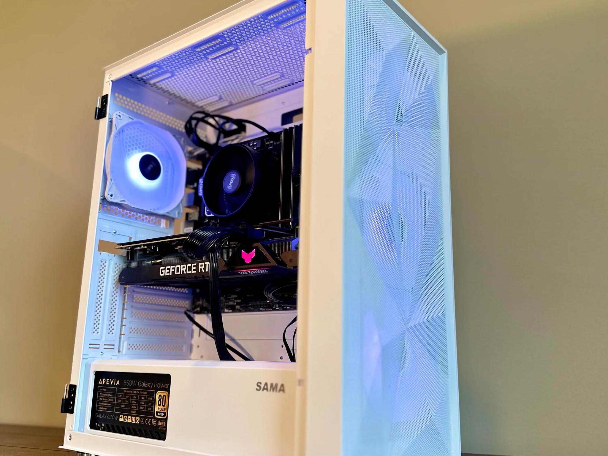 White Gaming PC | RTX 3070, Ryzen 5 5600X, 1TB SSD, 16GB 3200HMz RAM