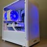 ⚪⚪ White Gaming PC⚪AMD RX 5500 XT 8GB⚪Ryzen 3 3100⚪16GB DDR4⚪500GB NVME