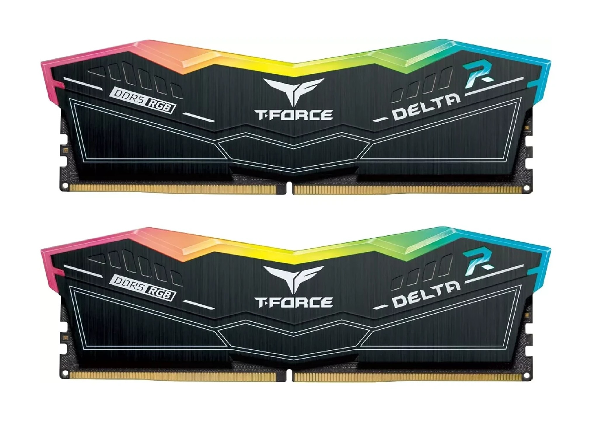 [Lot of 2] [New] [DDR5|32GB|6000MHz] TeamGroup T-Force Delta RGB 32GB (2x16) FF3D532G6000HC38ADC01